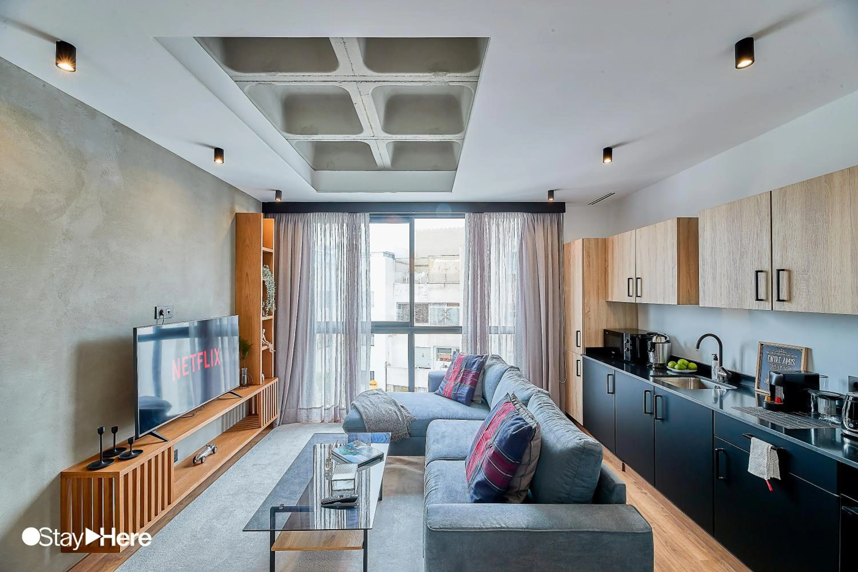 Seating area in Stayhere Casablanca - Gauthier 1 - Modern Residence