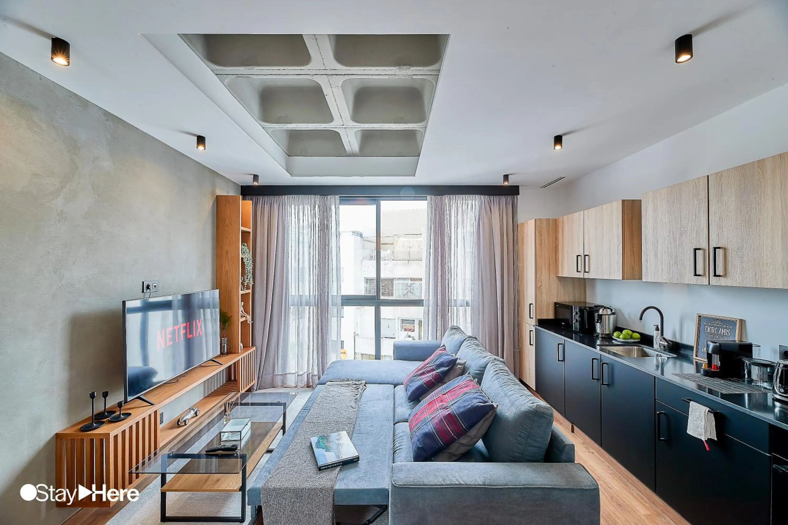 Seating area in Stayhere Casablanca - Gauthier 1 - Modern Residence