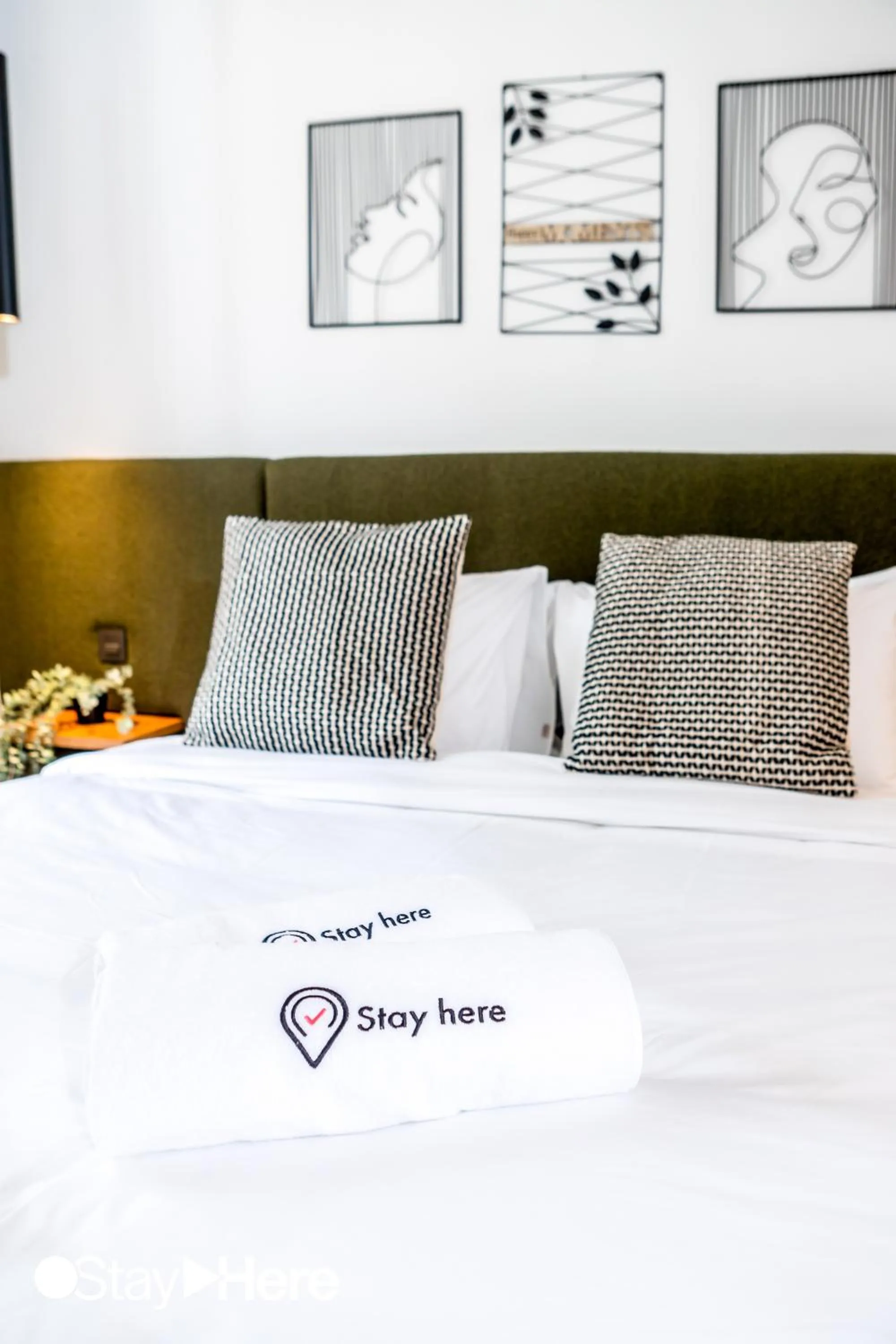 Bed in Stayhere Casablanca - Gauthier 1 - Modern Residence