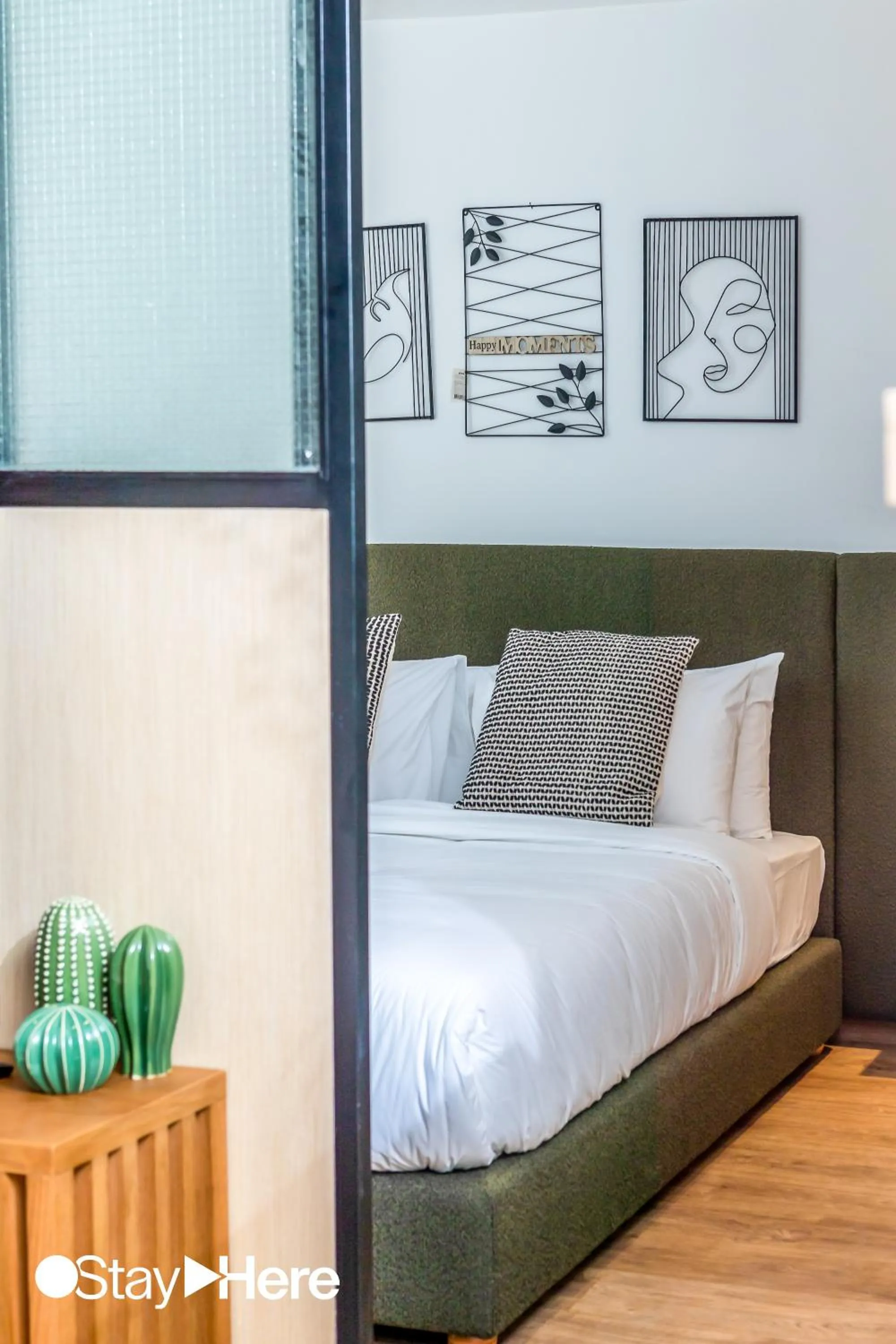 Bed in Stayhere Casablanca - Gauthier 1 - Modern Residence