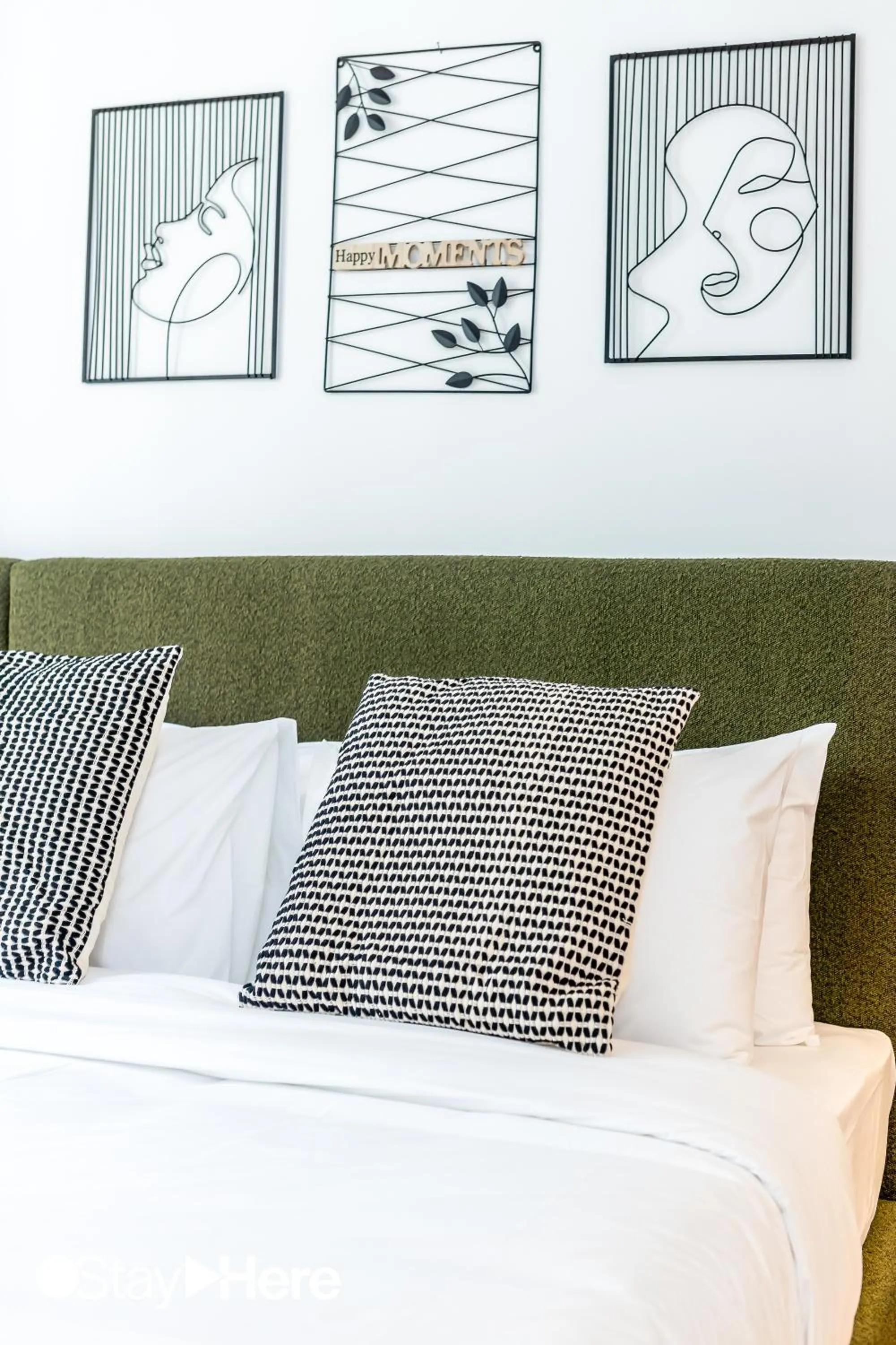 Bed in Stayhere Casablanca - Gauthier 1 - Modern Residence