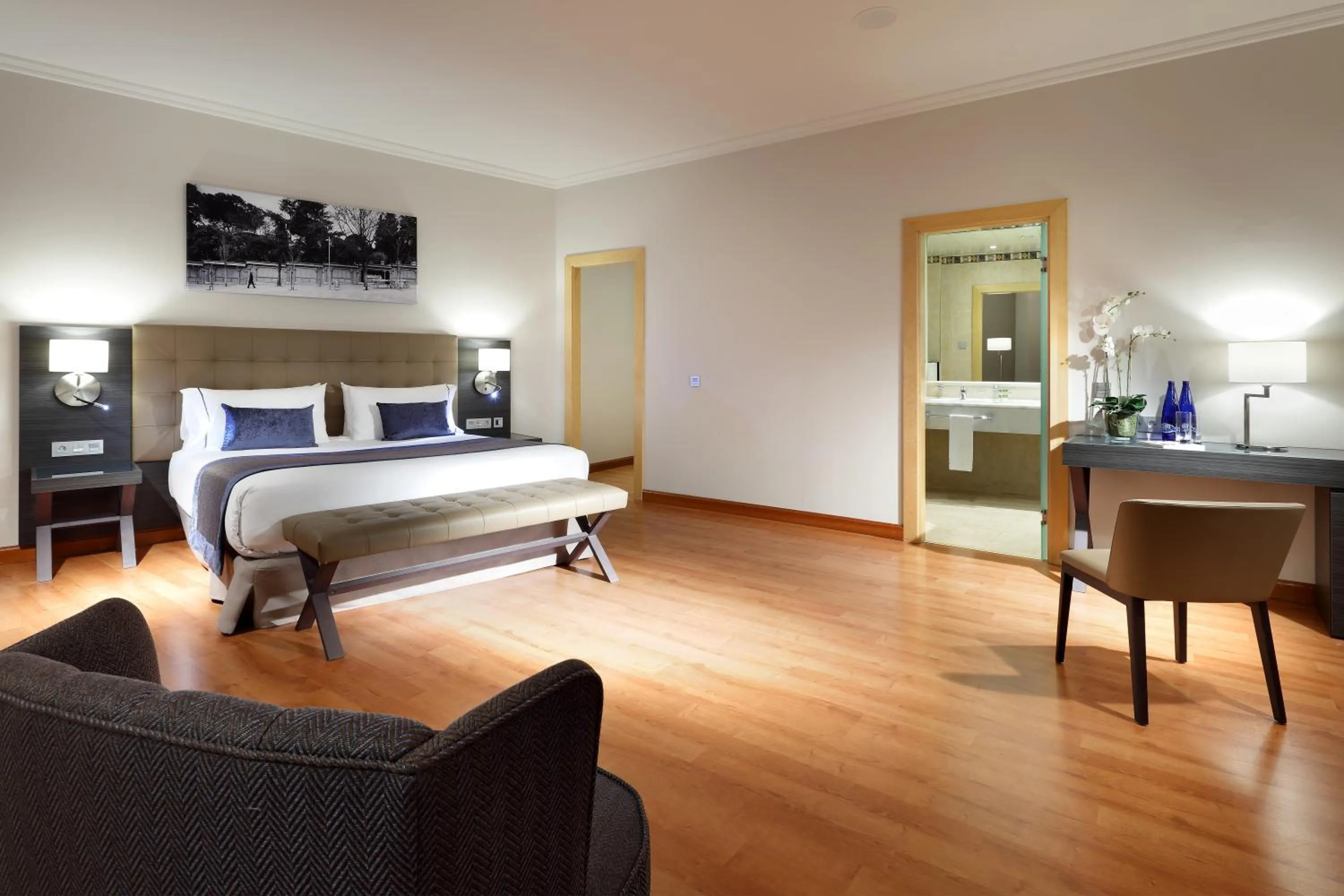 Bed in Eurostars Madrid Foro