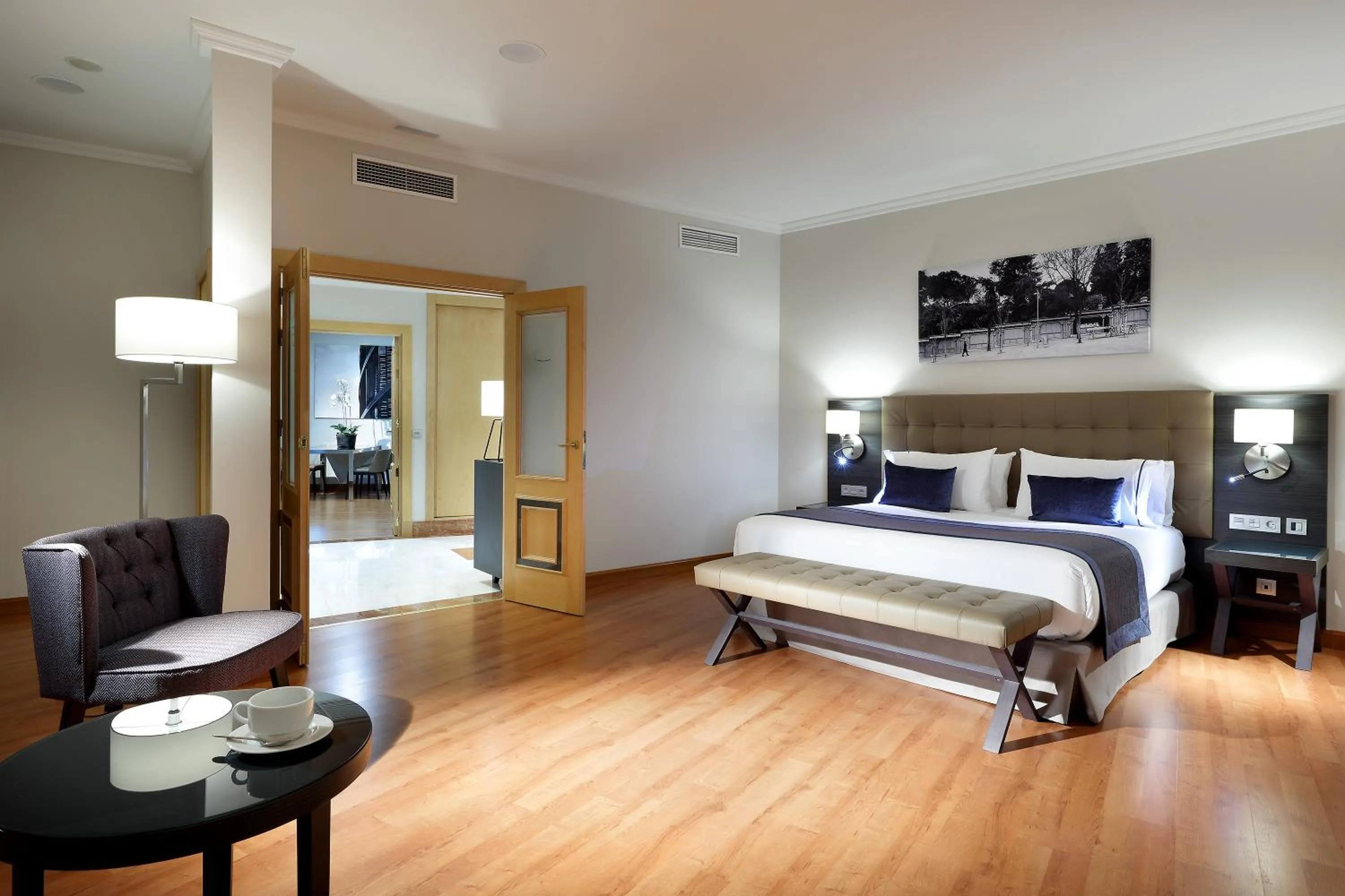 Bed in Eurostars Madrid Foro