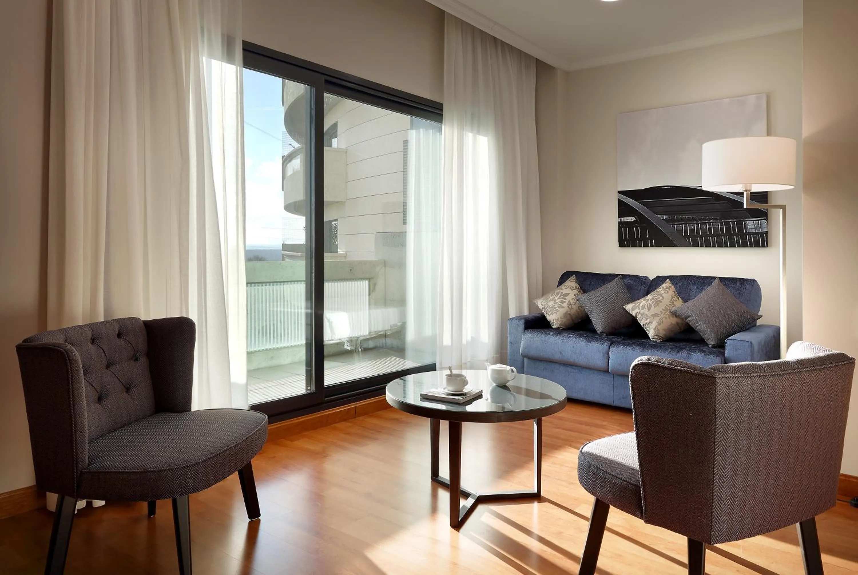 Living room in Eurostars Madrid Foro