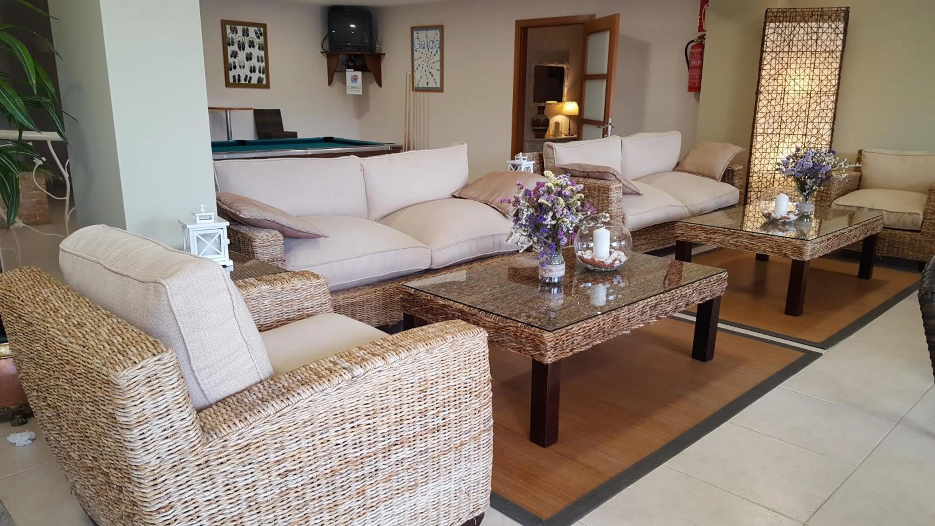 Living room in Hotel Troncoso