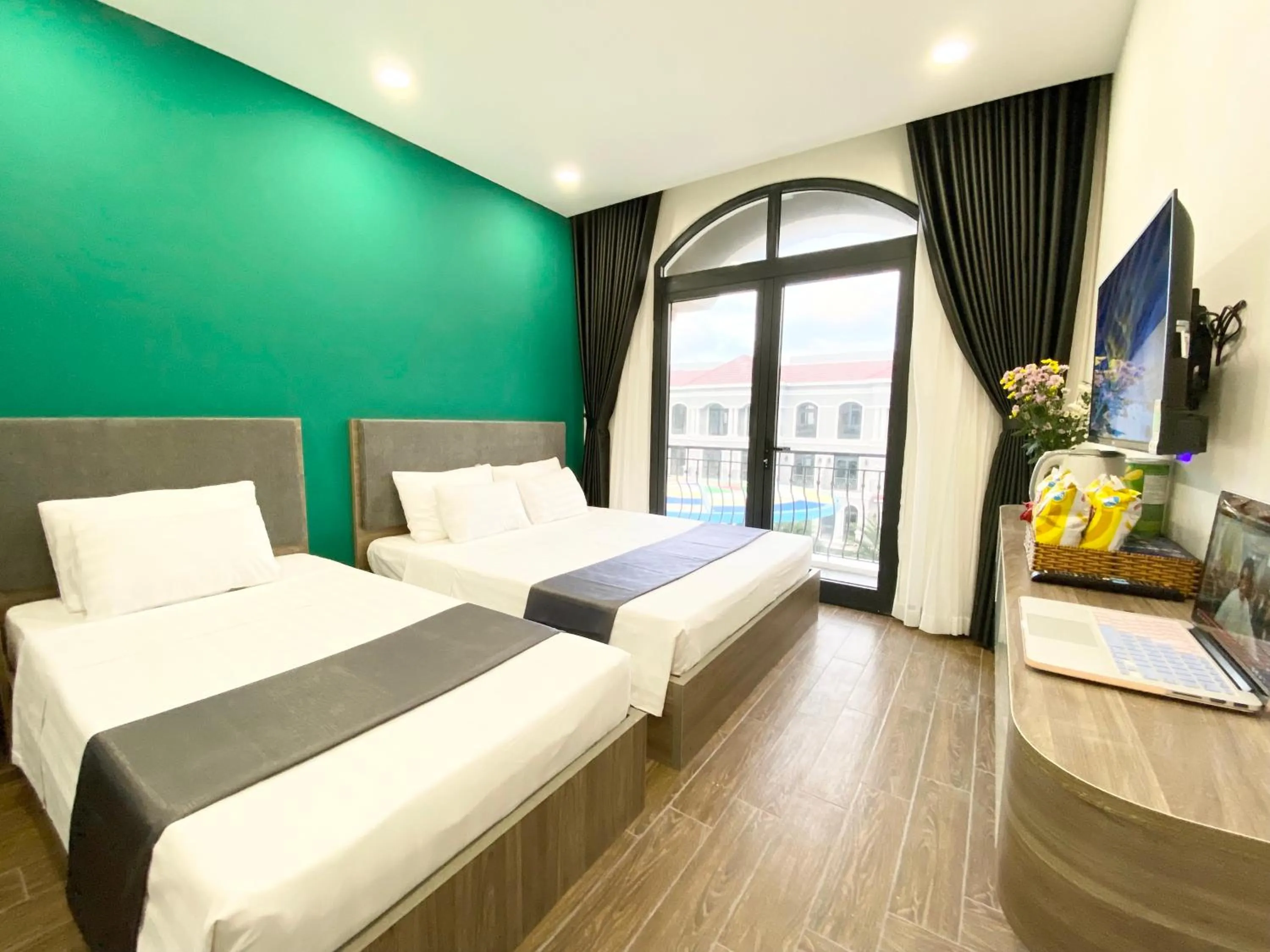 Bed in Elpis Hotel Phu Quoc