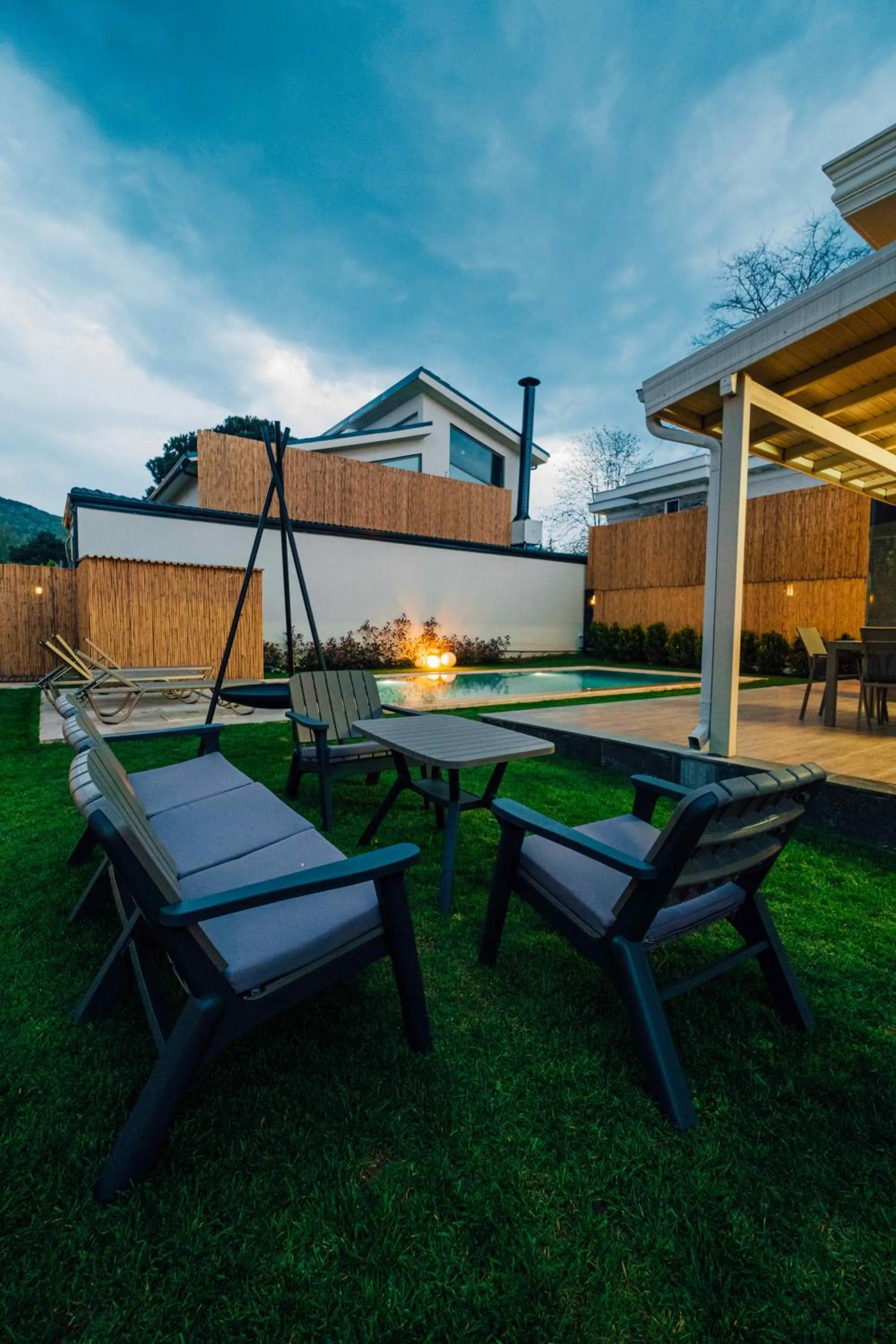 Patio in New Balturk Villas Sapanca