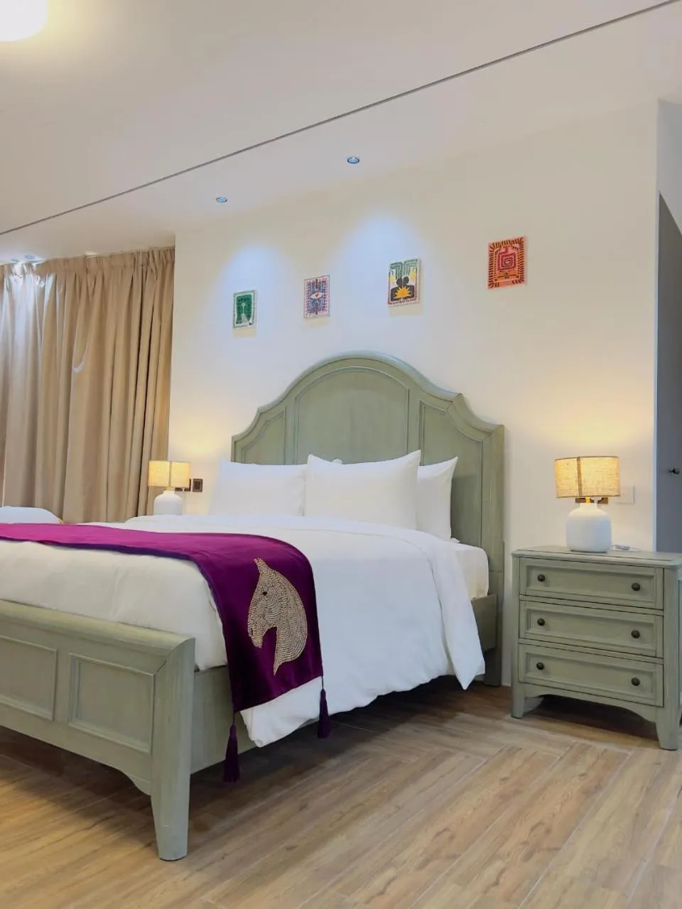 Bed in Nirvana Retreat By Patanjali Wellness Initiative