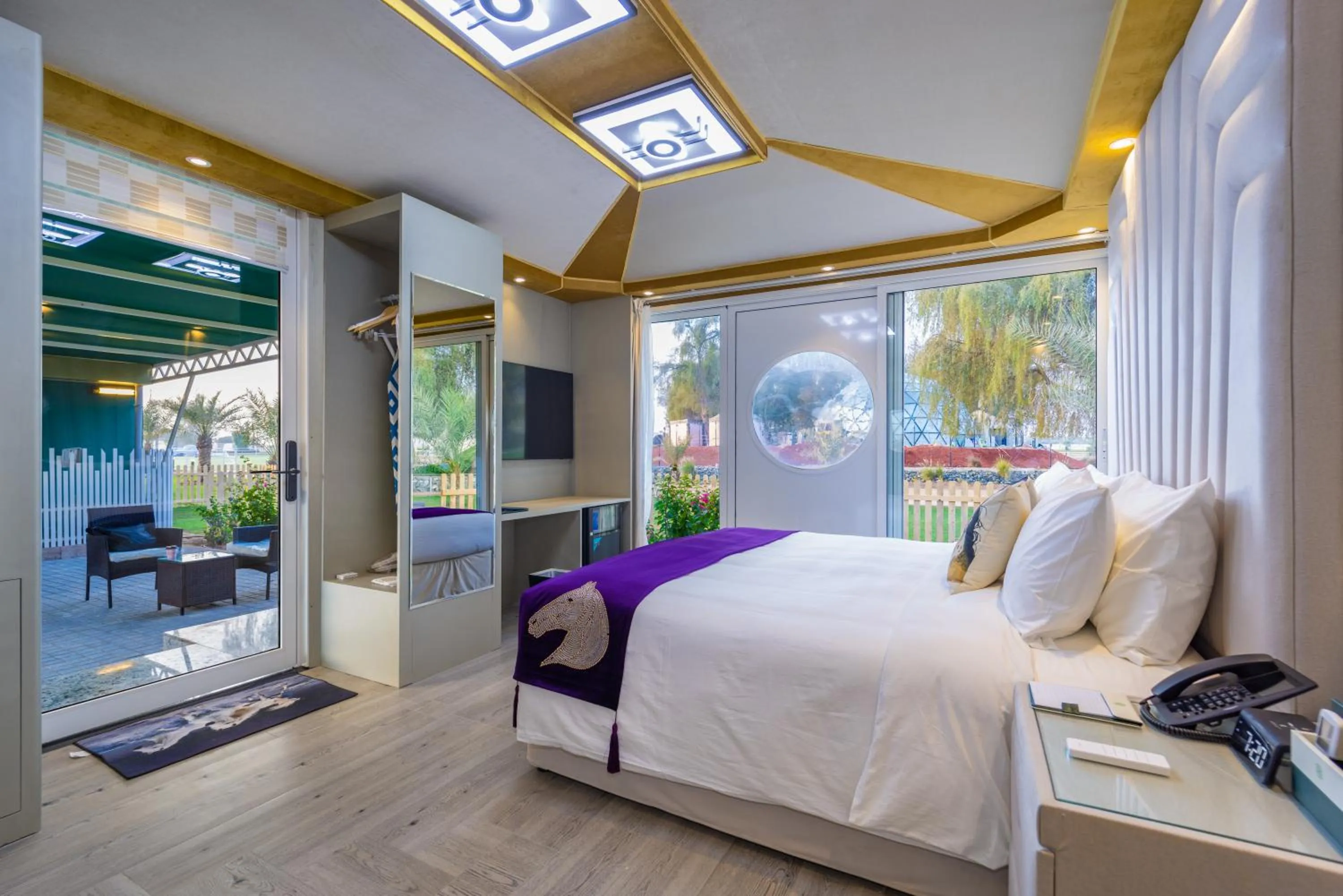 Bed in Nirvana Retreat By Patanjali Wellness Initiative