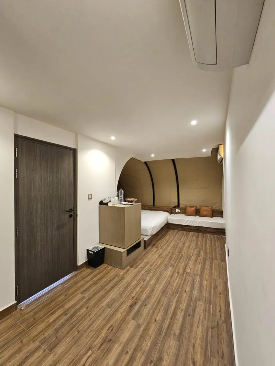 Photo of the whole room, Bed in Nirvana Retreat By Patanjali Wellness Initiative