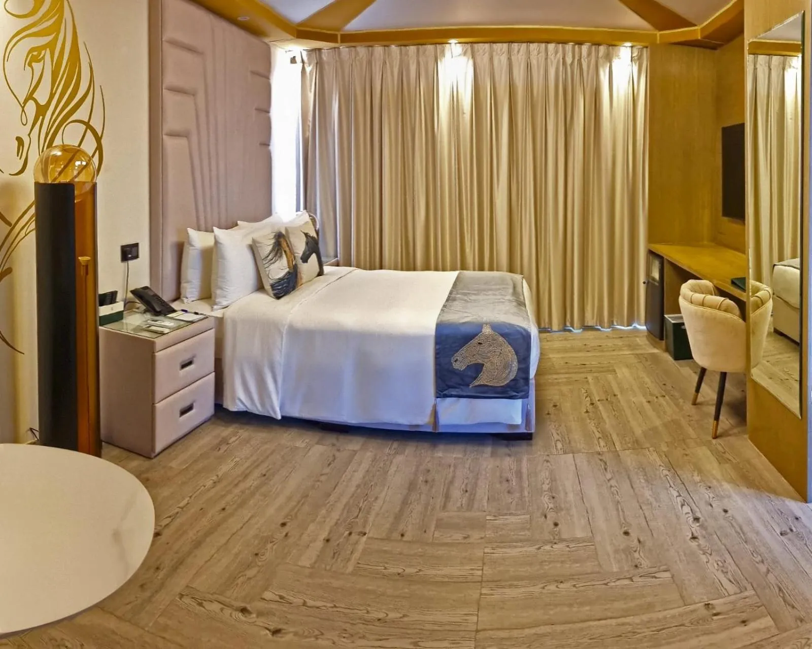 Bed in Nirvana Retreat By Patanjali Wellness Initiative