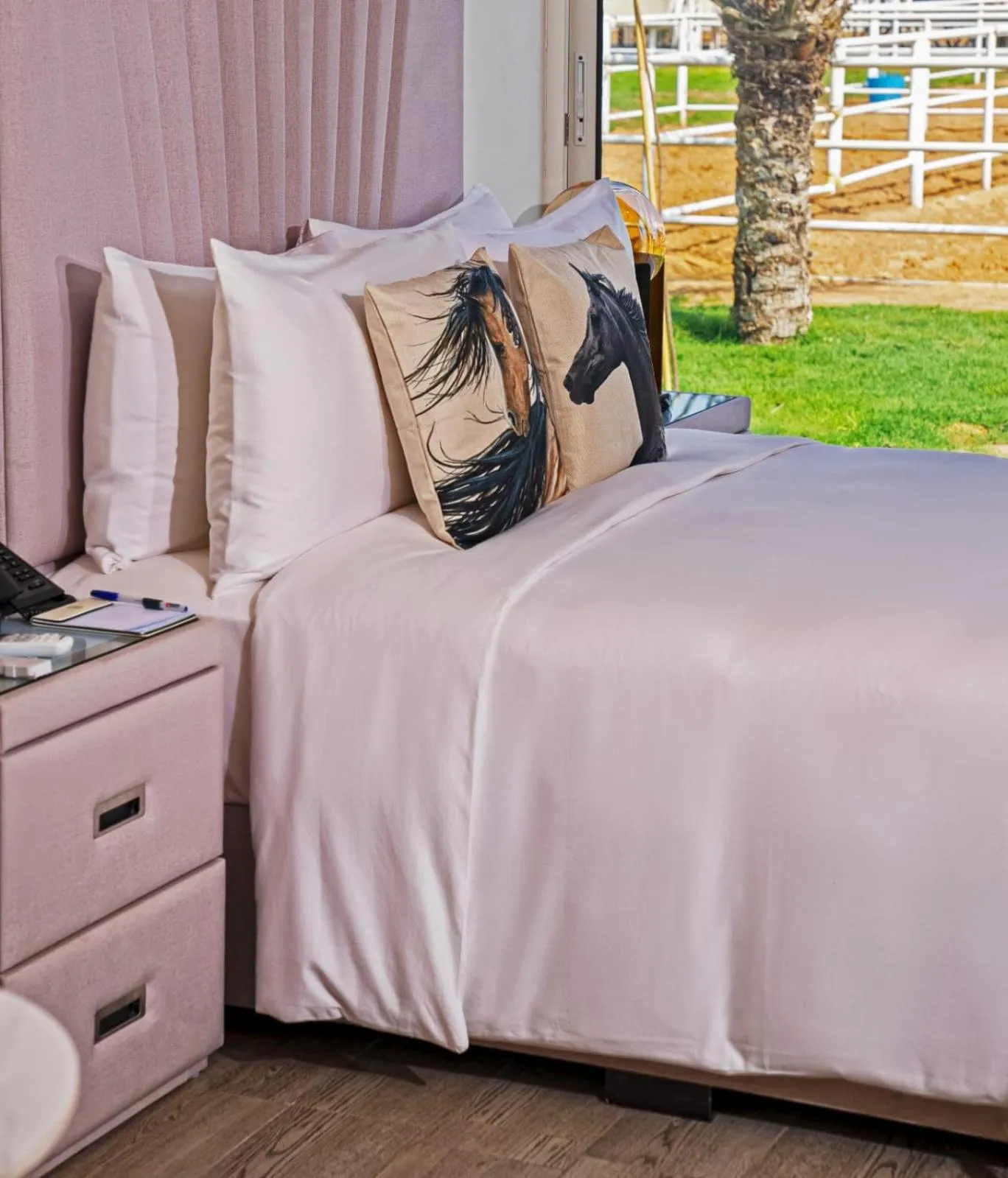 Bed in Nirvana Retreat By Patanjali Wellness Initiative