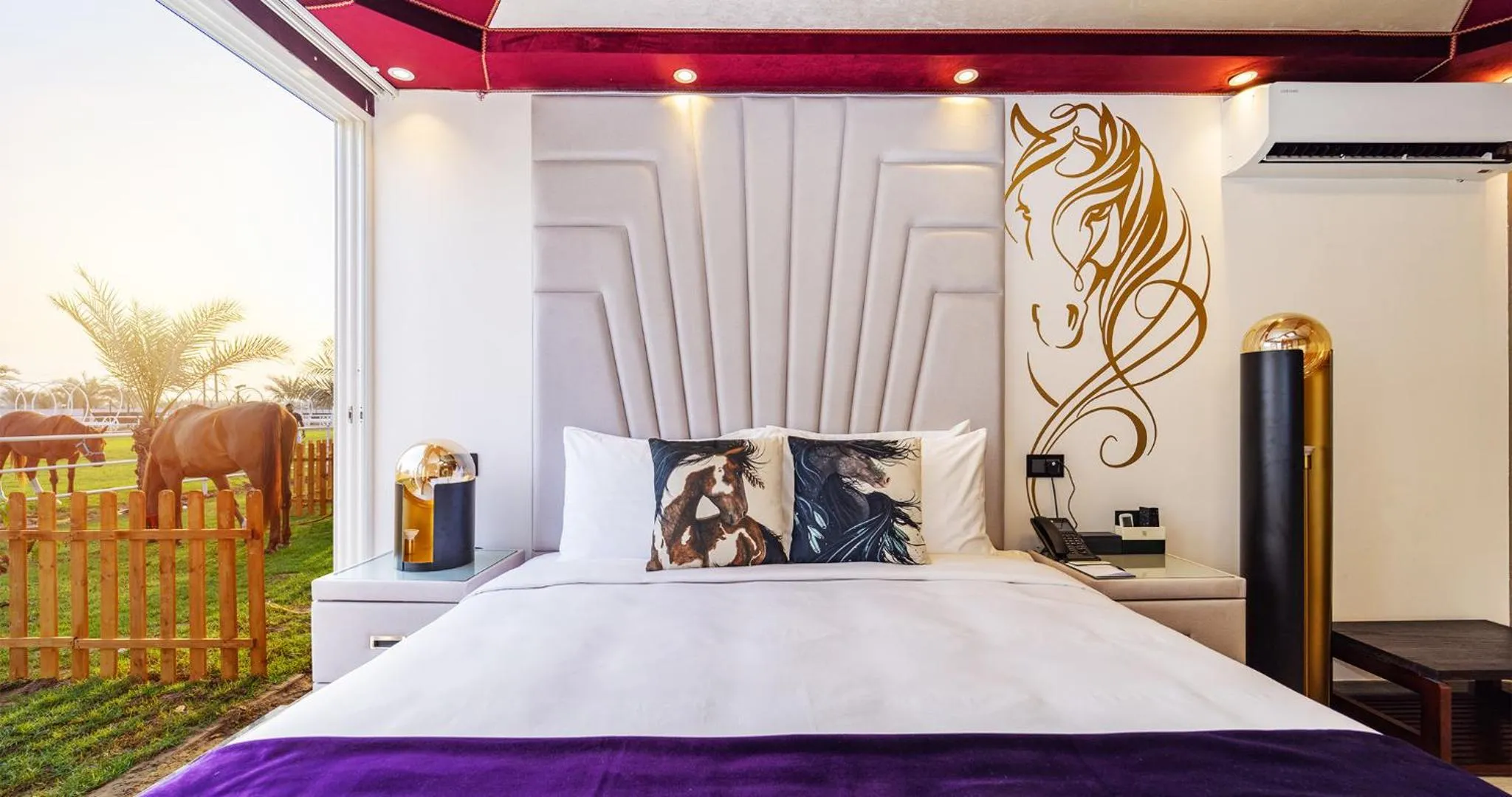 Bed in Nirvana Retreat By Patanjali Wellness Initiative