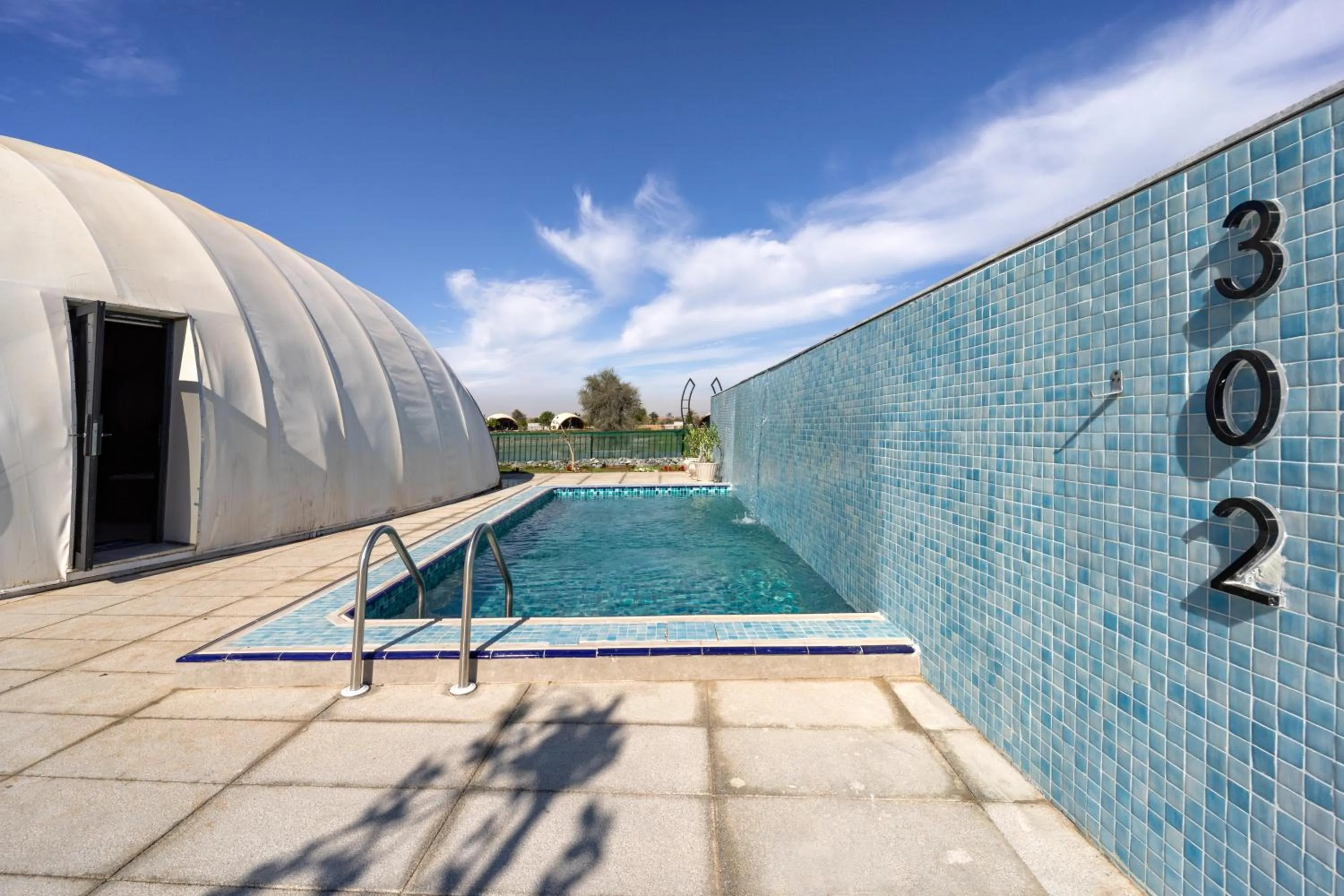Swimming pool in Nirvana Retreat By Patanjali Wellness Initiative