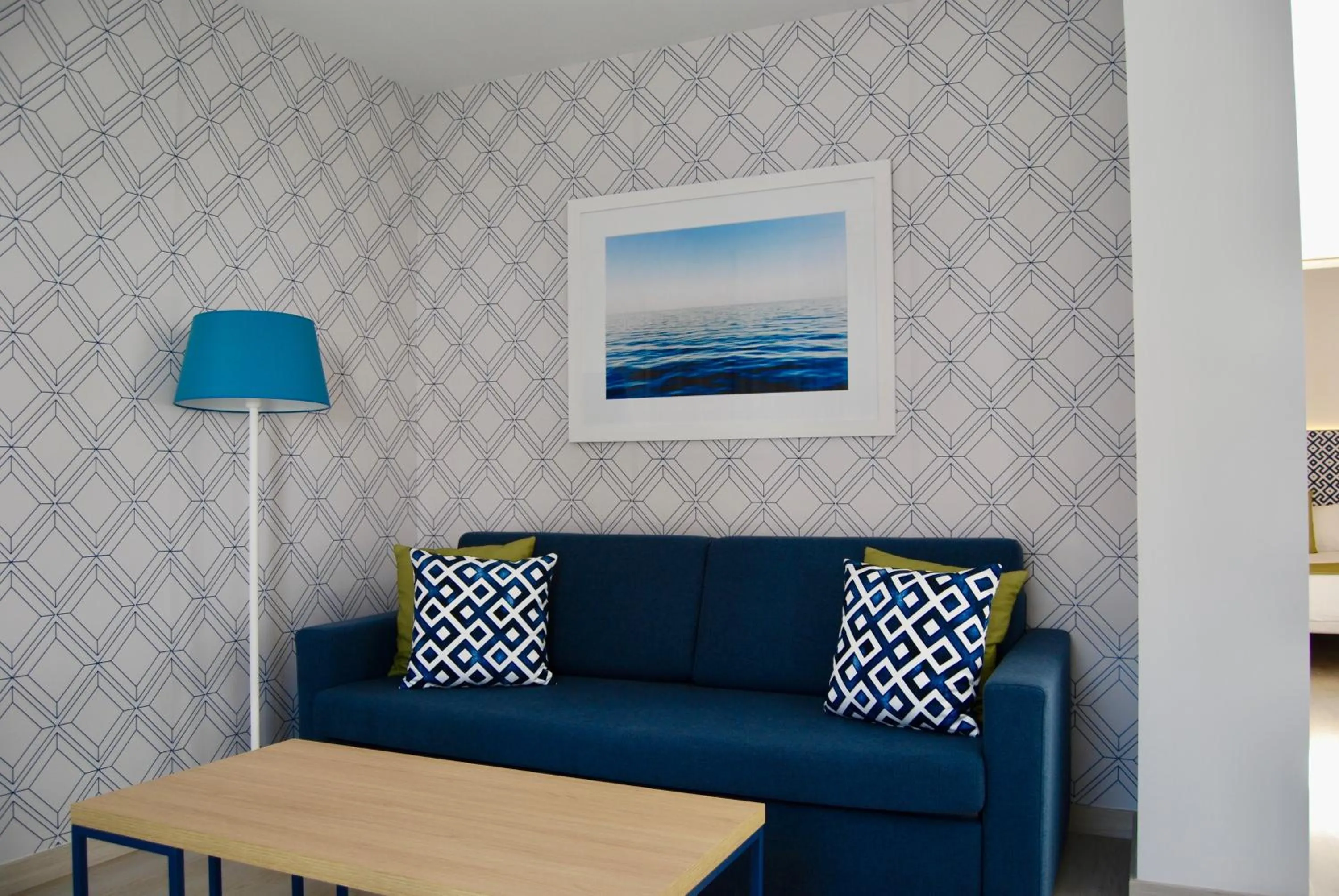 Living room in Broncemar Beach Suites