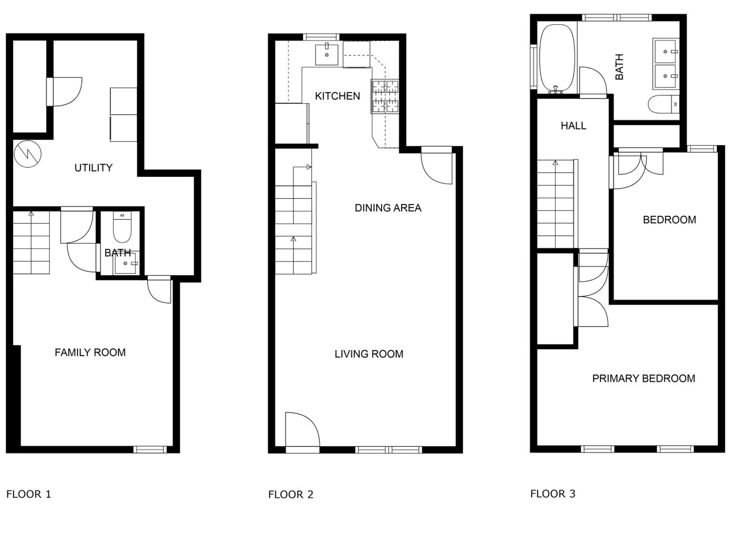 Floor plan in Kid-Friendly Fishtown Family Retreat with Game Room