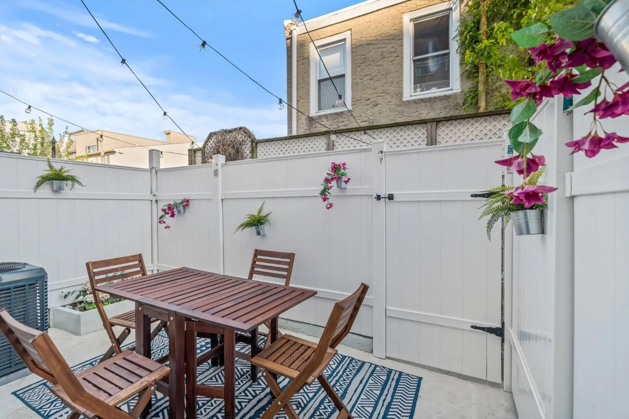 Patio in Kid-Friendly Fishtown Family Retreat with Game Room