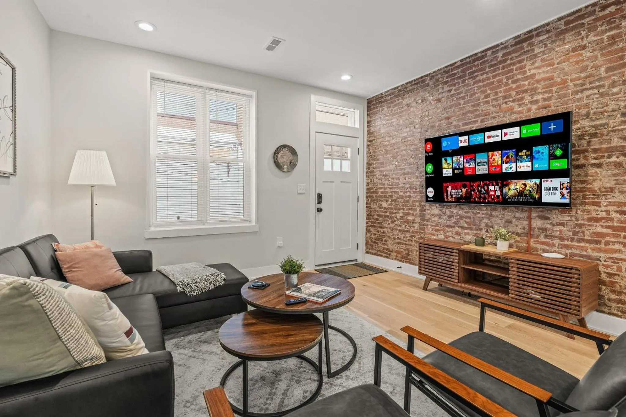 TV and multimedia in Kid-Friendly Fishtown Family Retreat with Game Room