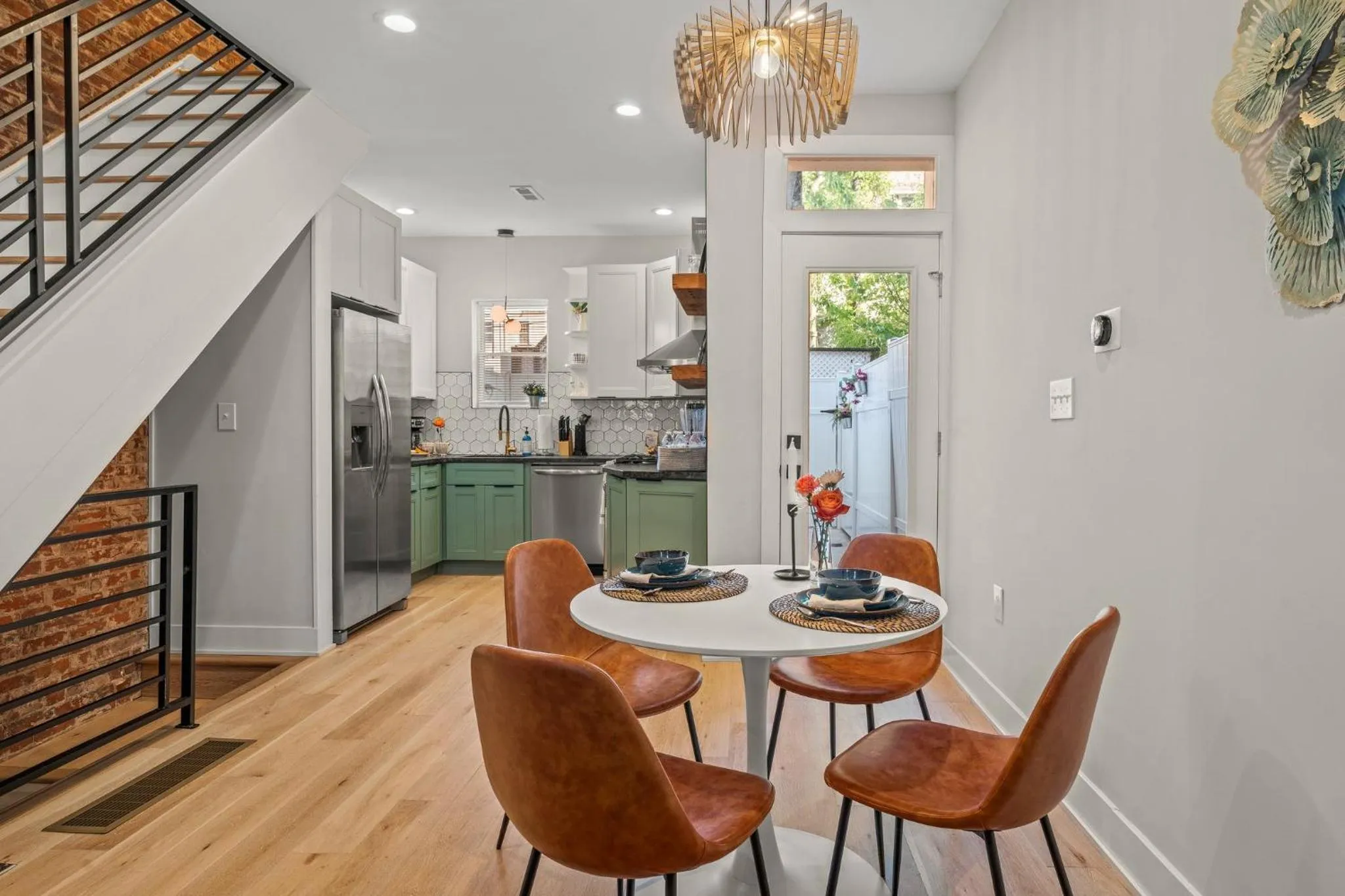 Dining area in Kid-Friendly Fishtown Family Retreat with Game Room