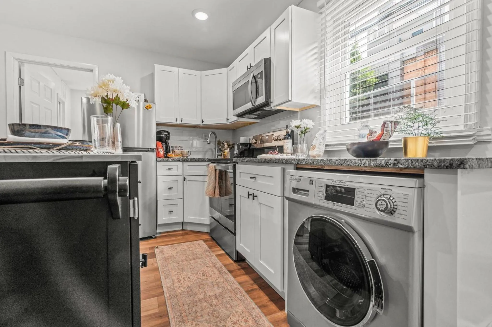 laundry in East Passyunk Trendy Apartment