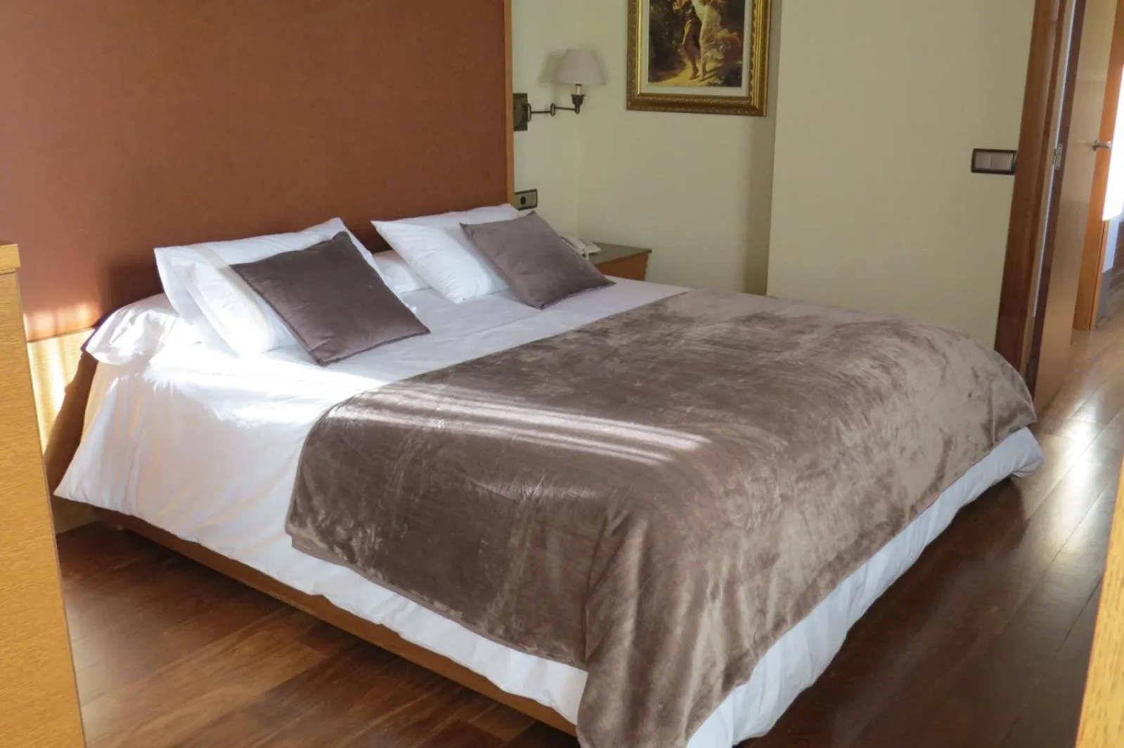 Bed in Hotel Ríos