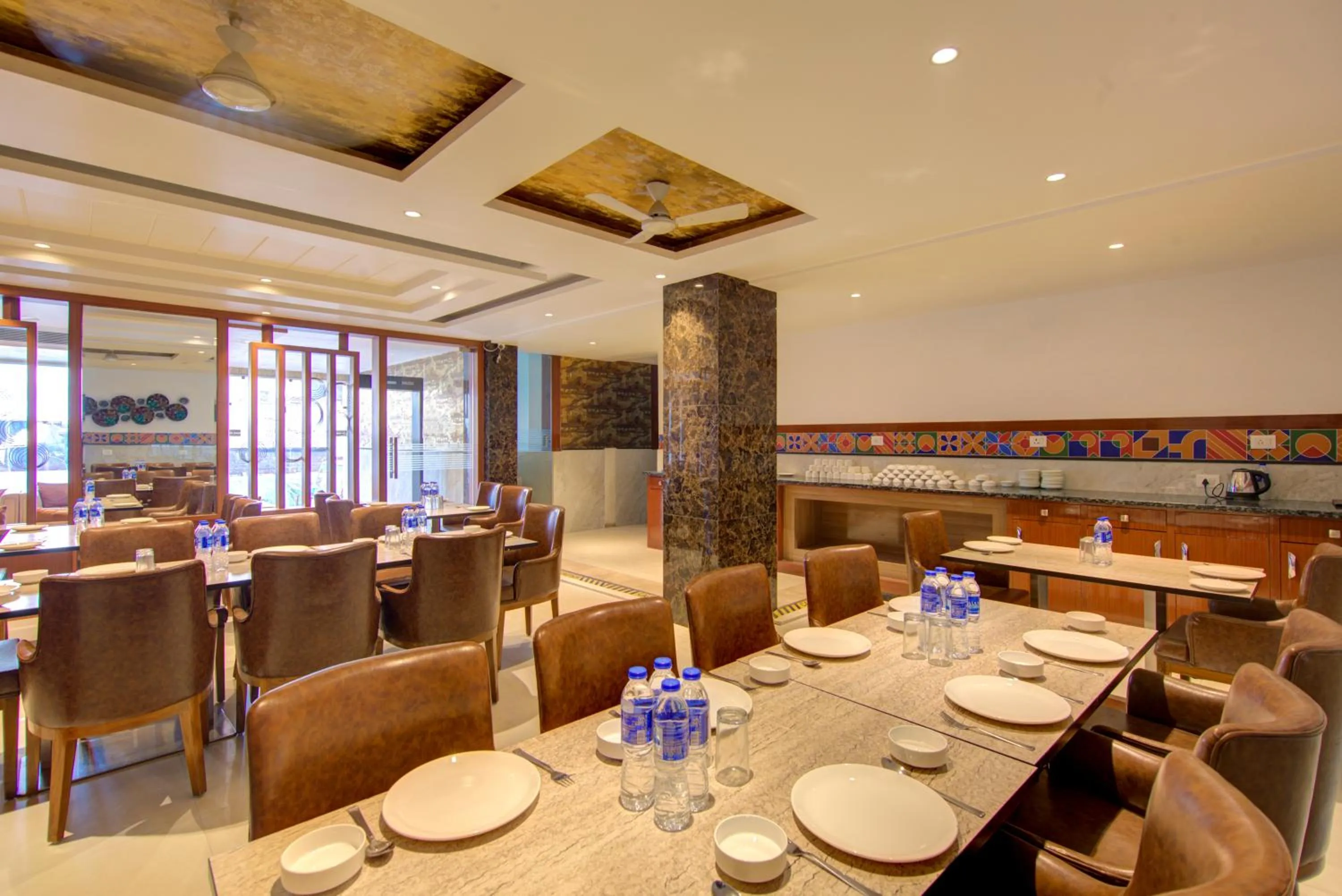 Restaurant/places to eat in The Elevate Hotel Near Delhi Airport With- Free Airport PICKUP