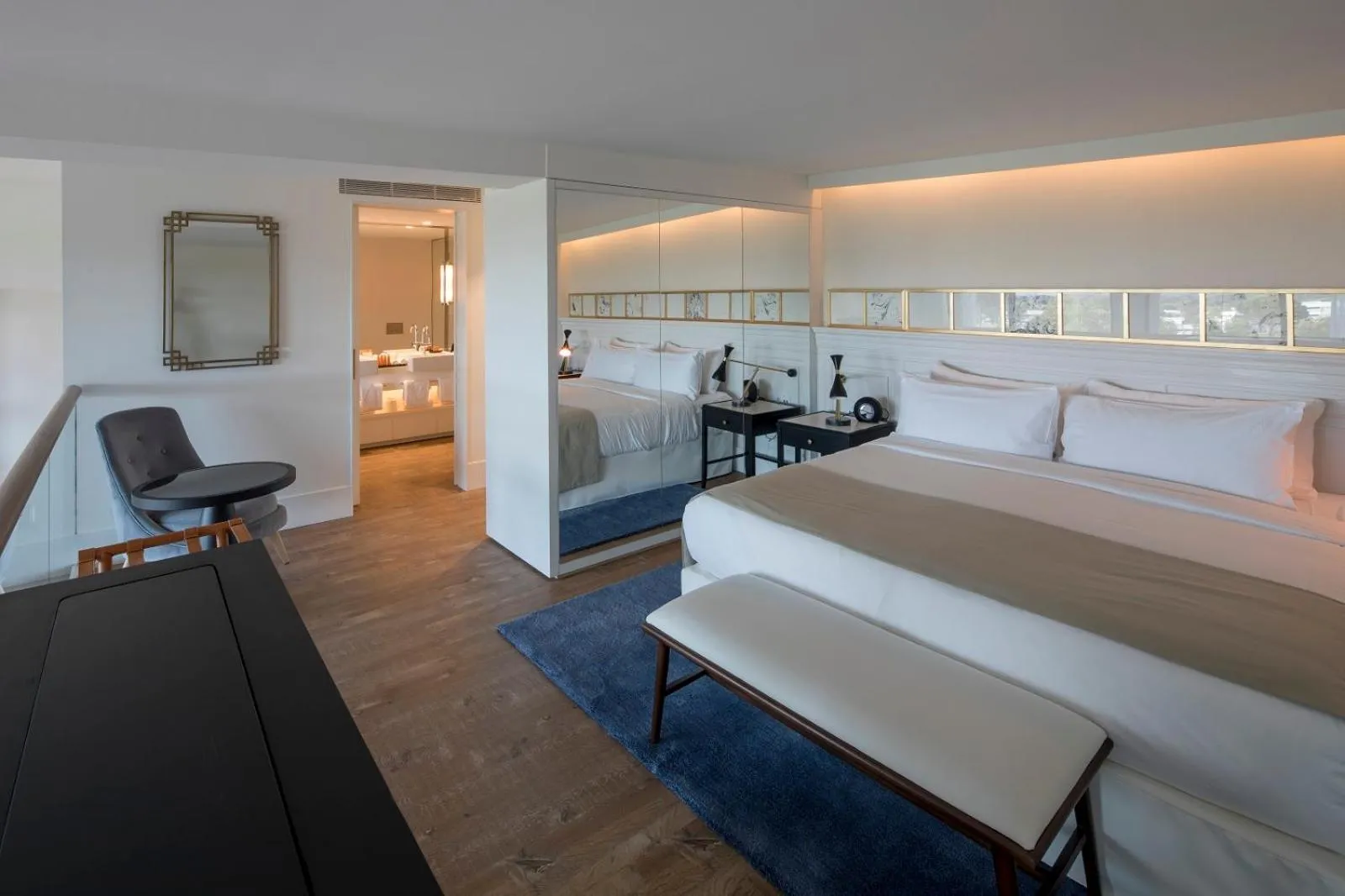 Bed in Hotel Camiral - The Leading Hotels of the World