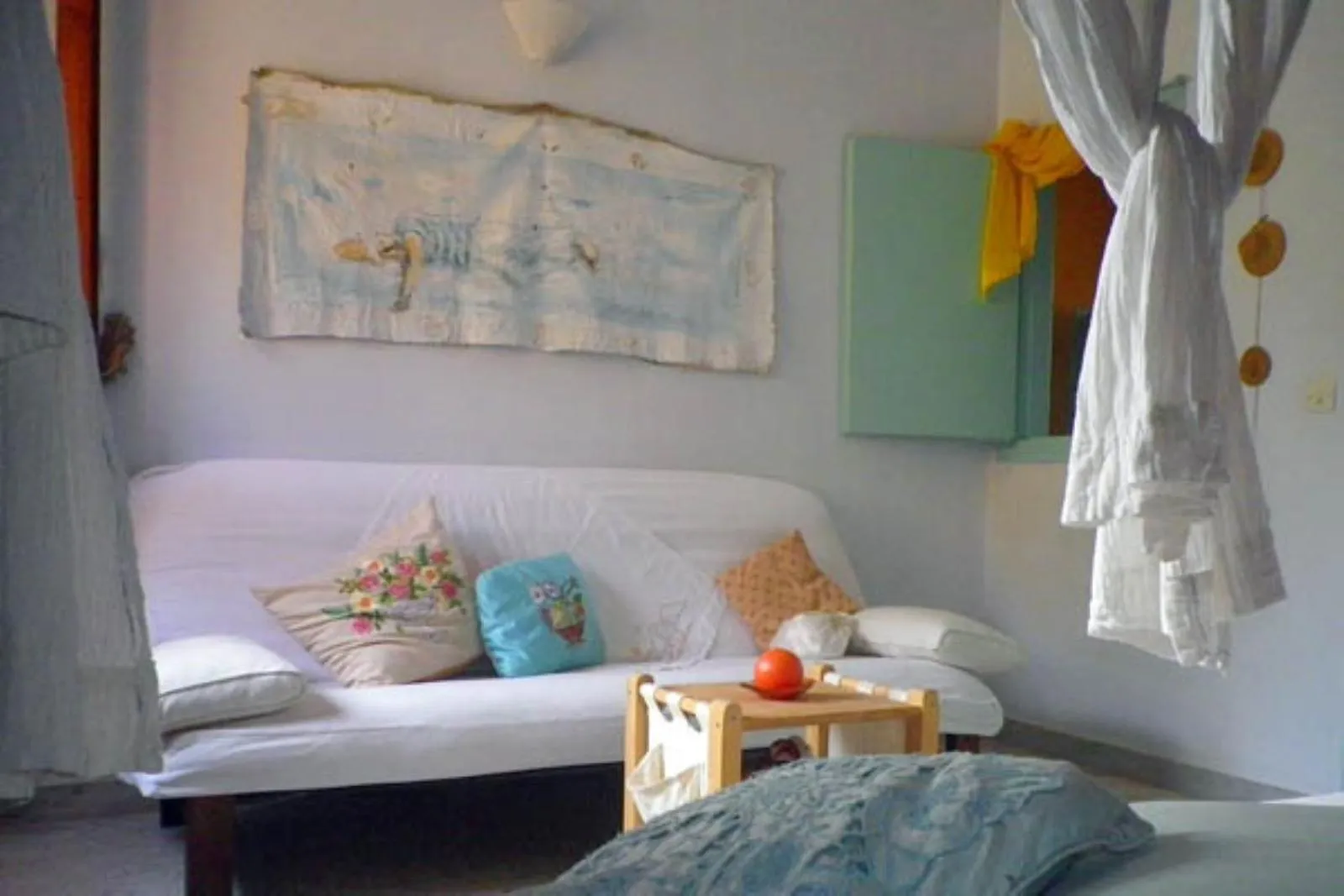 Bed in Villa Rodialos