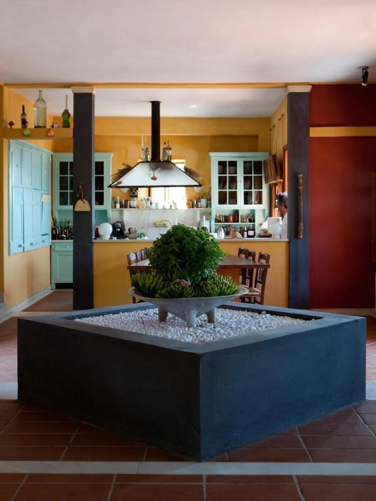 Dining area in Villa Rodialos