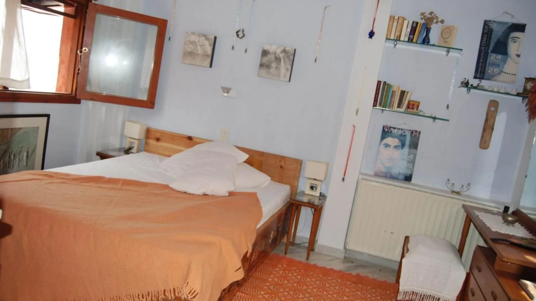 Bedroom, Bed in Villa Rodialos