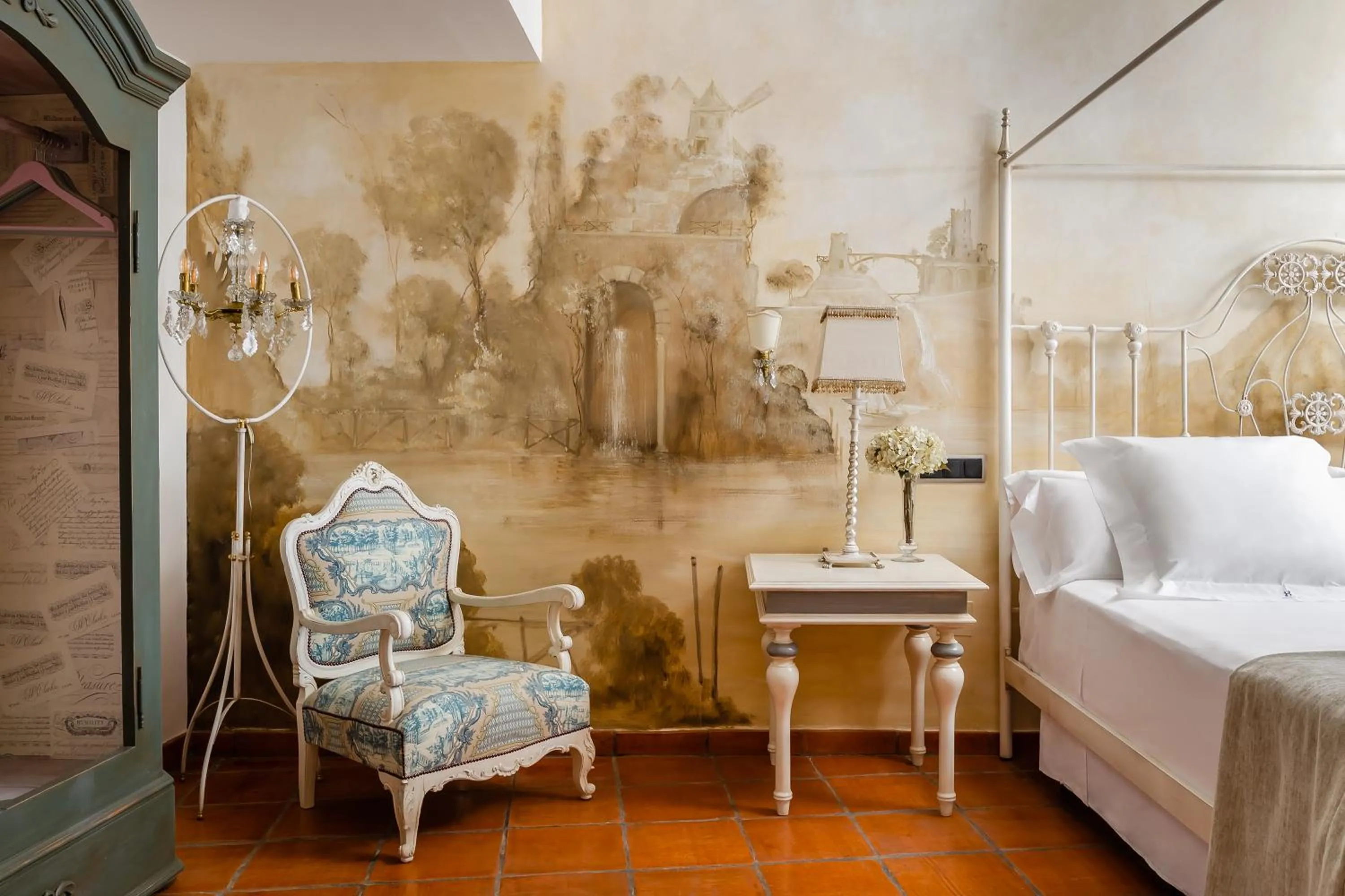 Balcony/Terrace, Bed in YIT La Casona del Arco