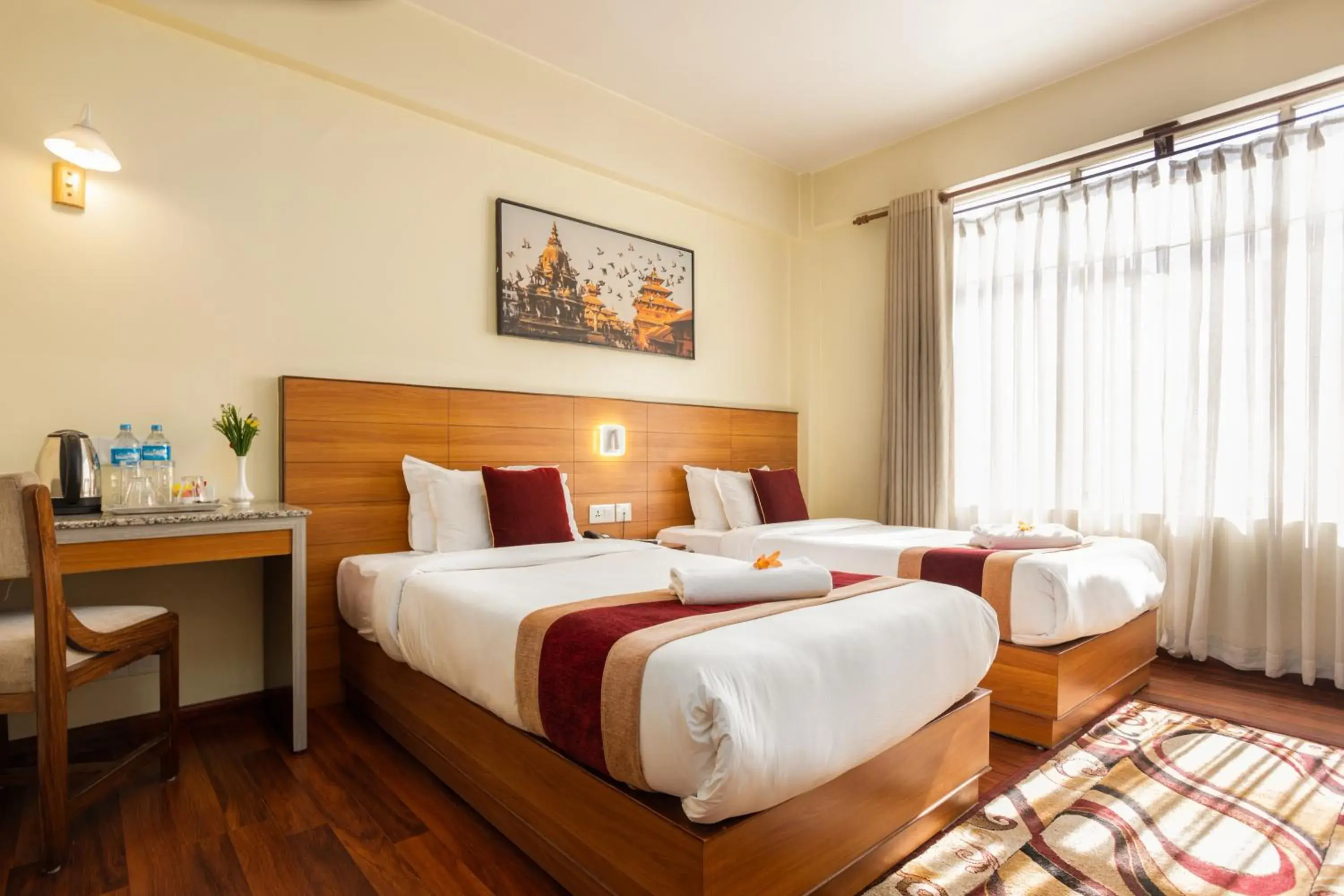 Deluxe Twin Room with Complimentary Airport Pickup for International Flights - single occupancy in Magnificent Hotel Deluxe Twin Room with Complimentary Airport Pickup for International Flights - single occupancy in Magnificent Hotel