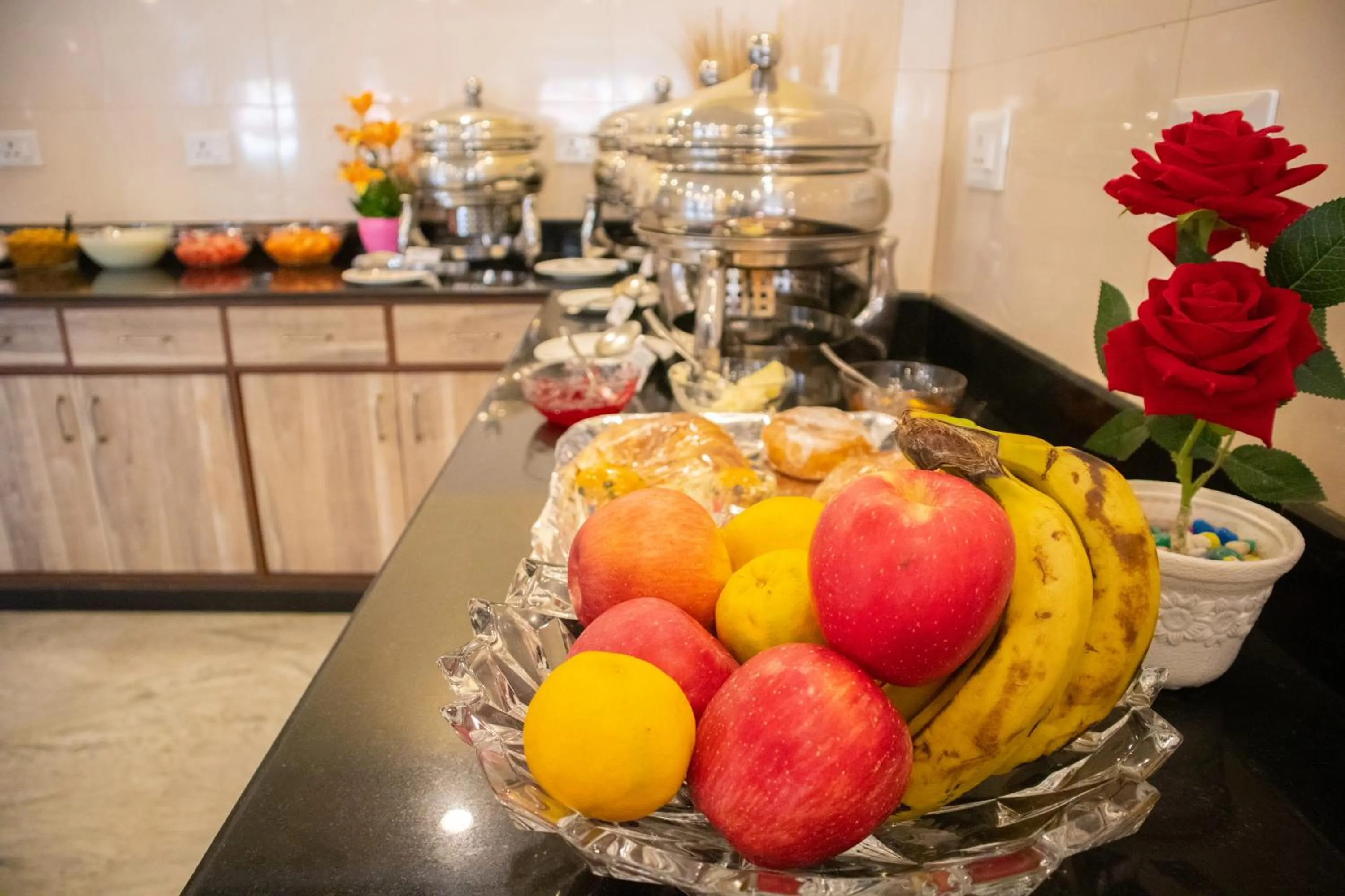Kitchen or kitchenette in Magnificent Hotel