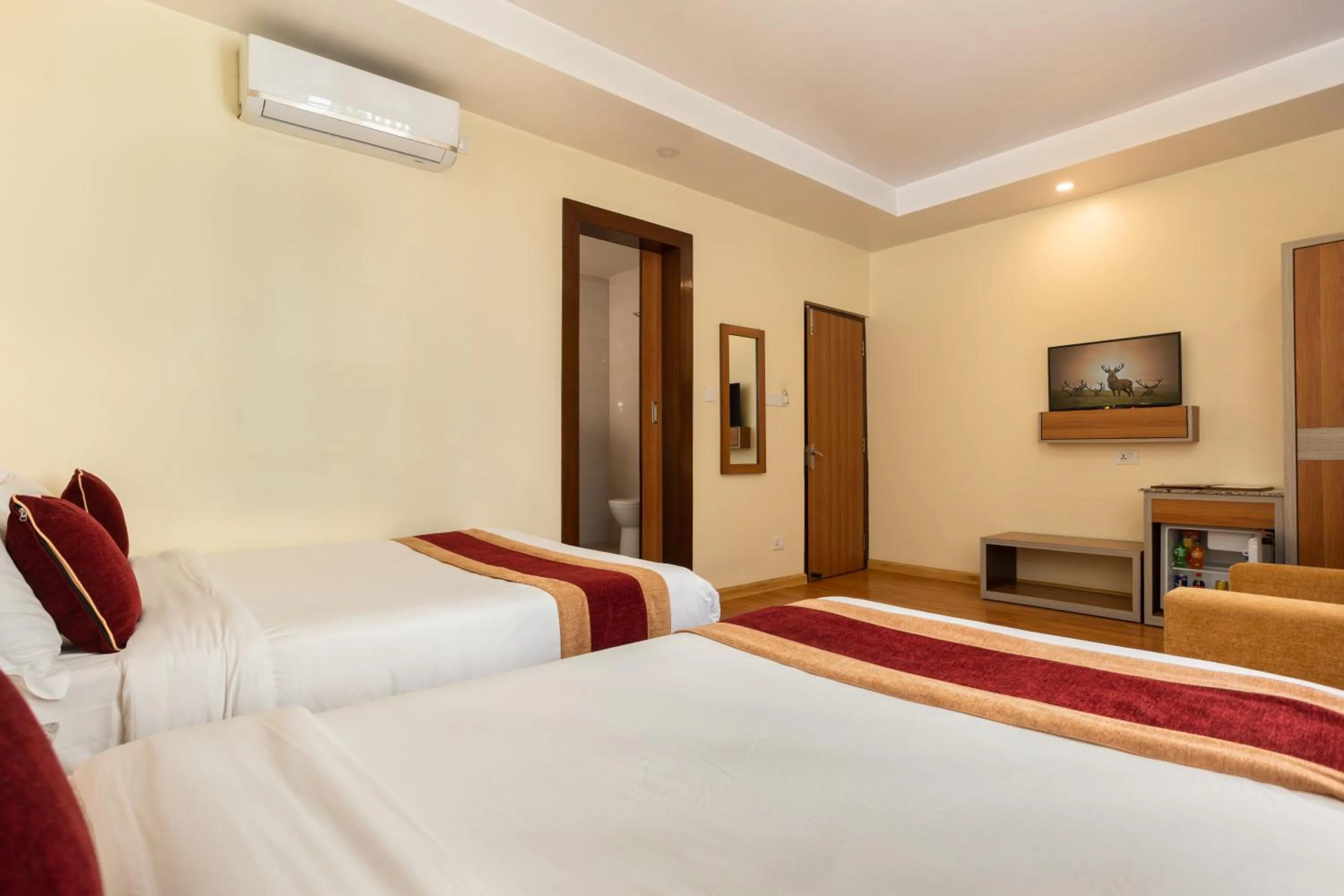 Bed in Magnificent Hotel