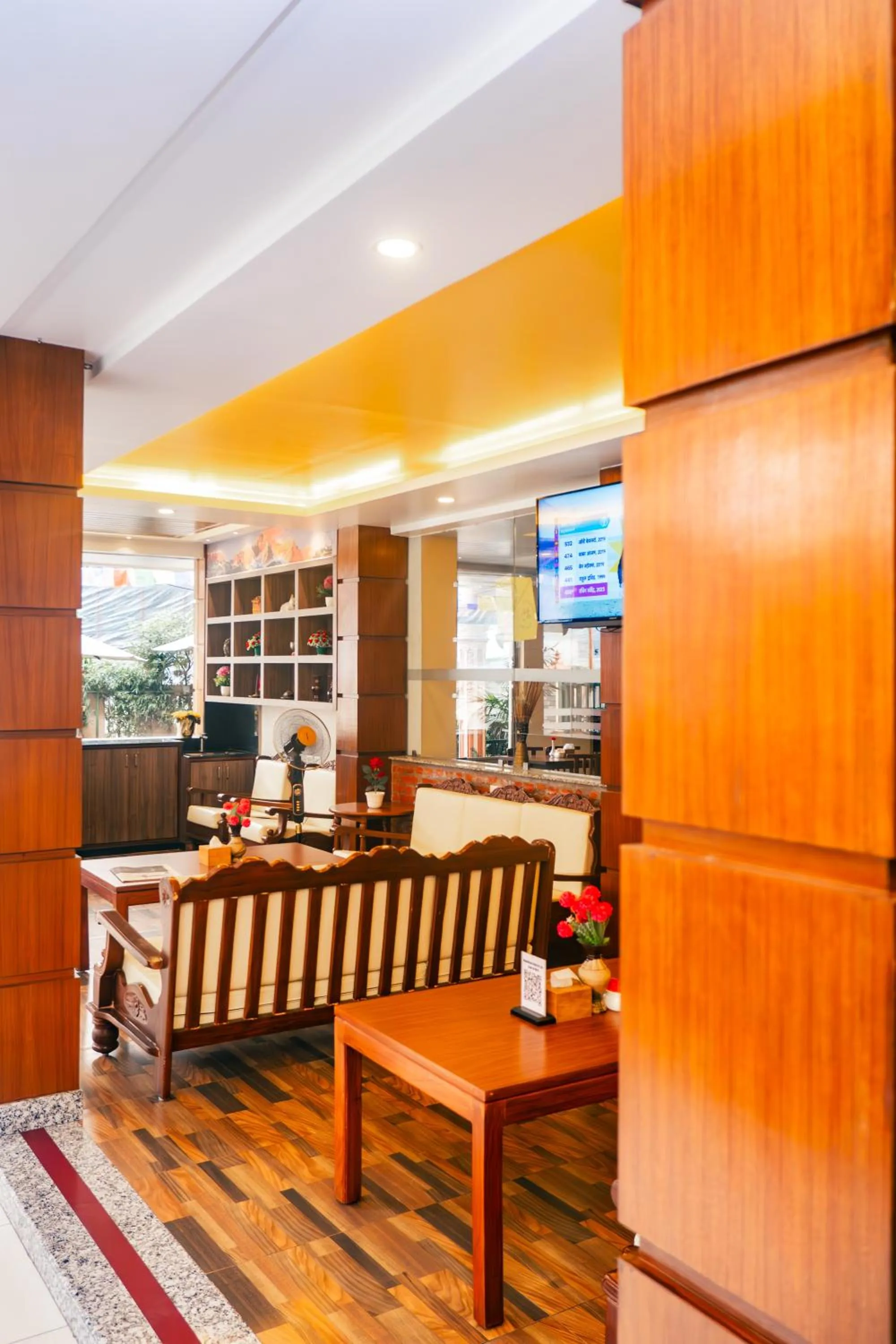 Seating area in Magnificent Hotel