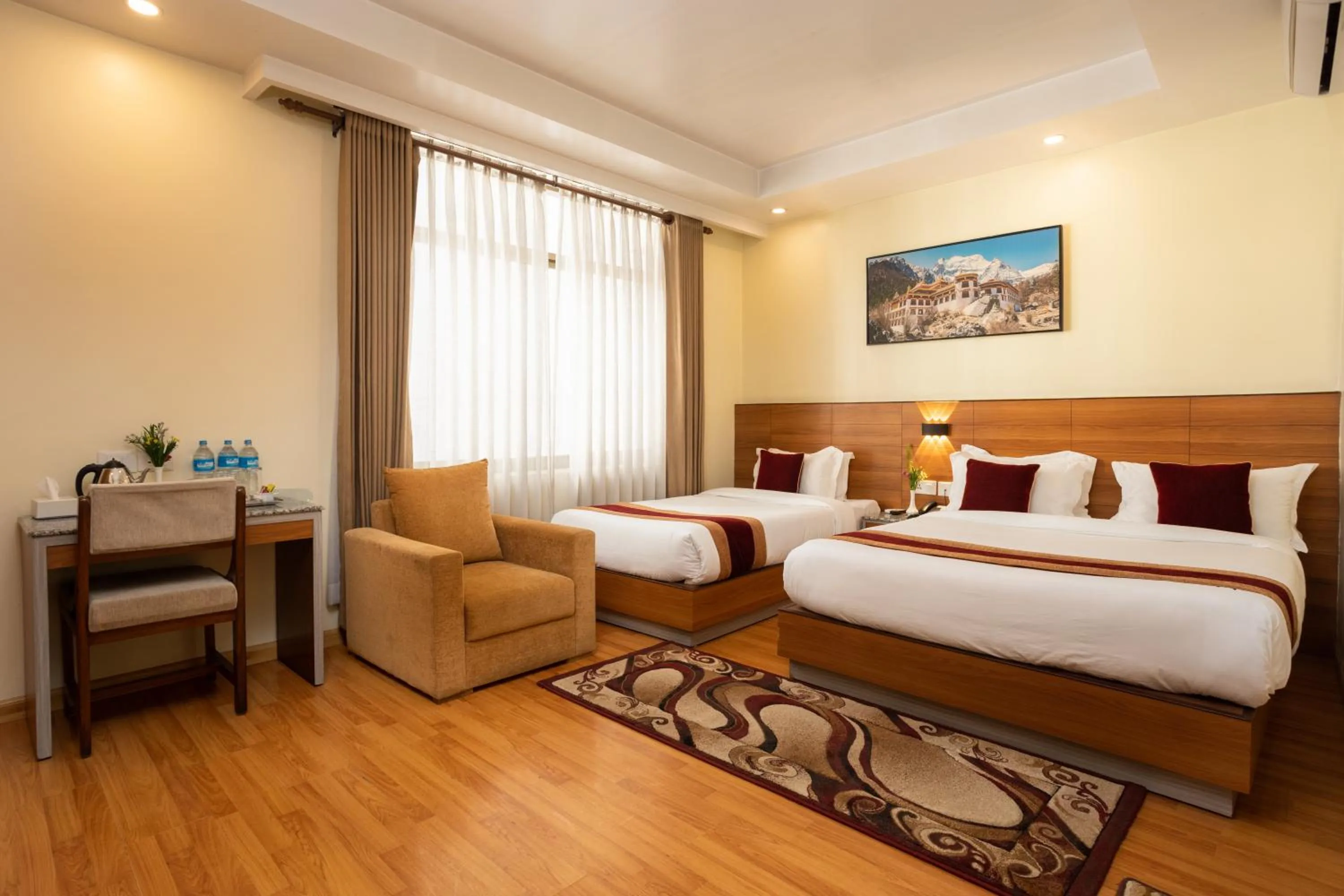 Bed in Magnificent Hotel