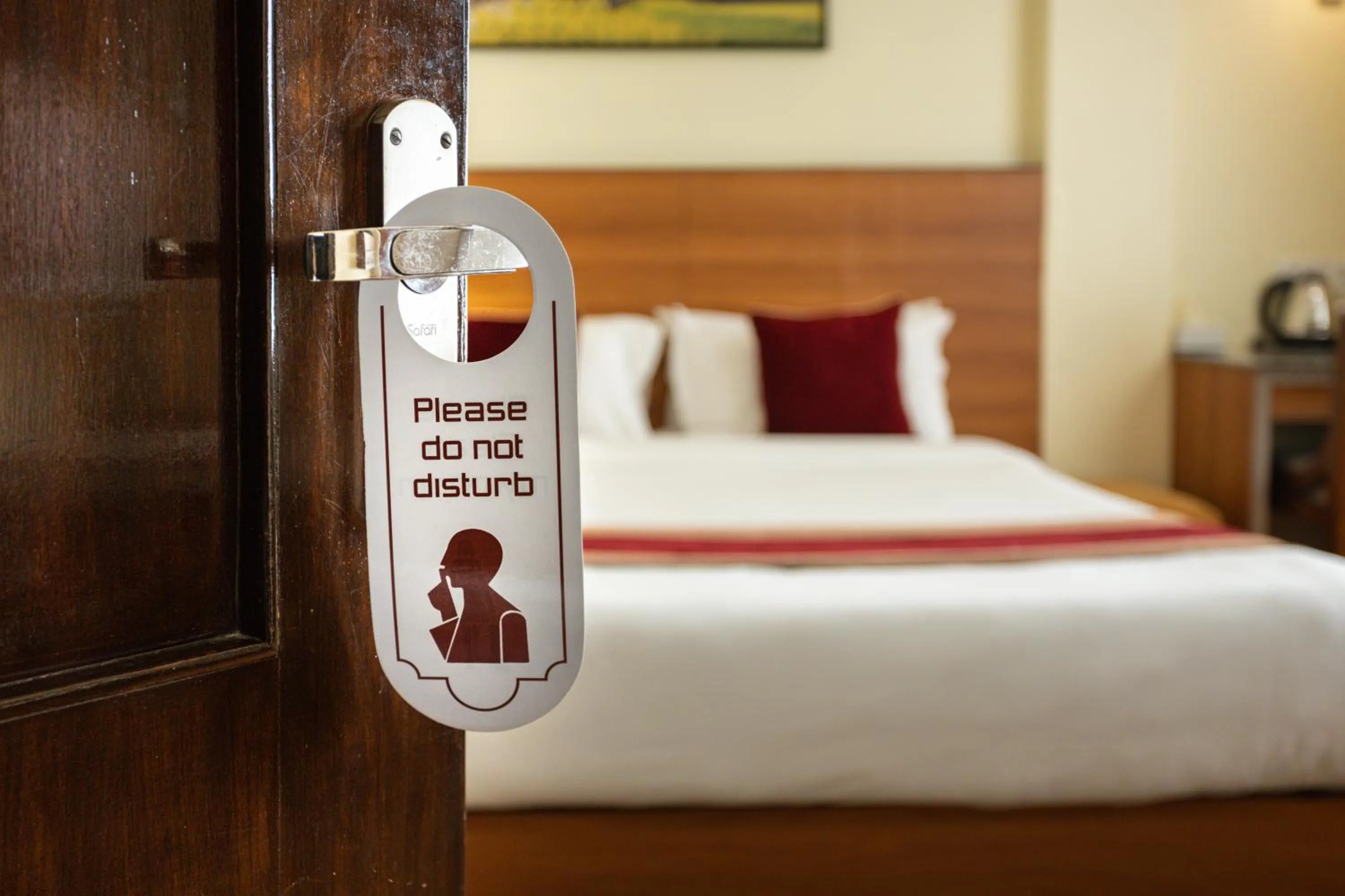 Bed in Magnificent Hotel