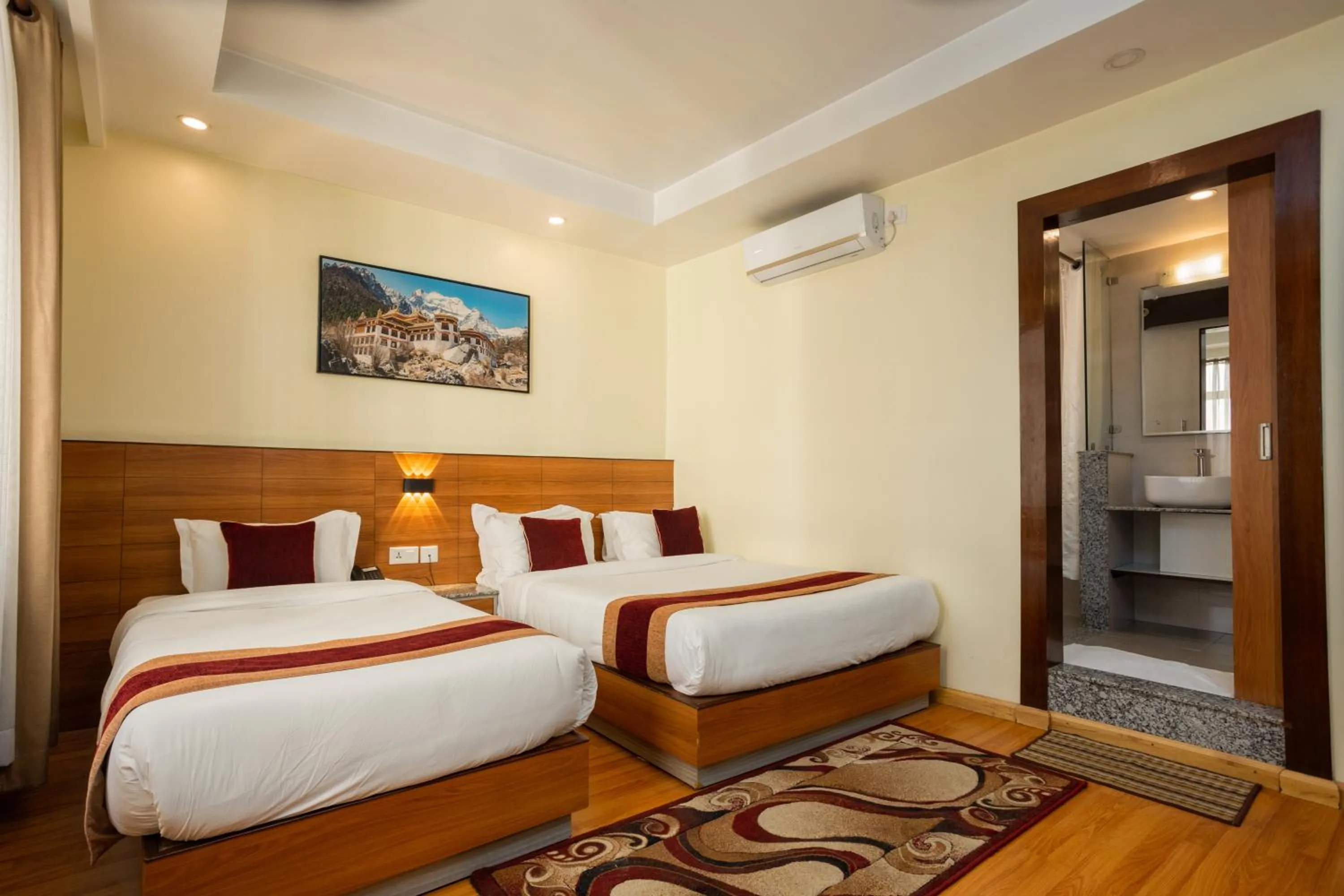 Bed in Magnificent Hotel