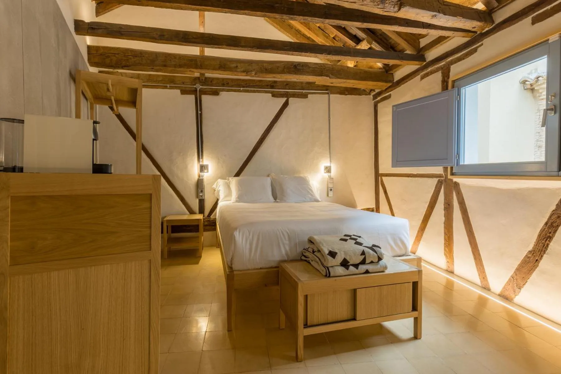 Bed in Hotel Carlos V