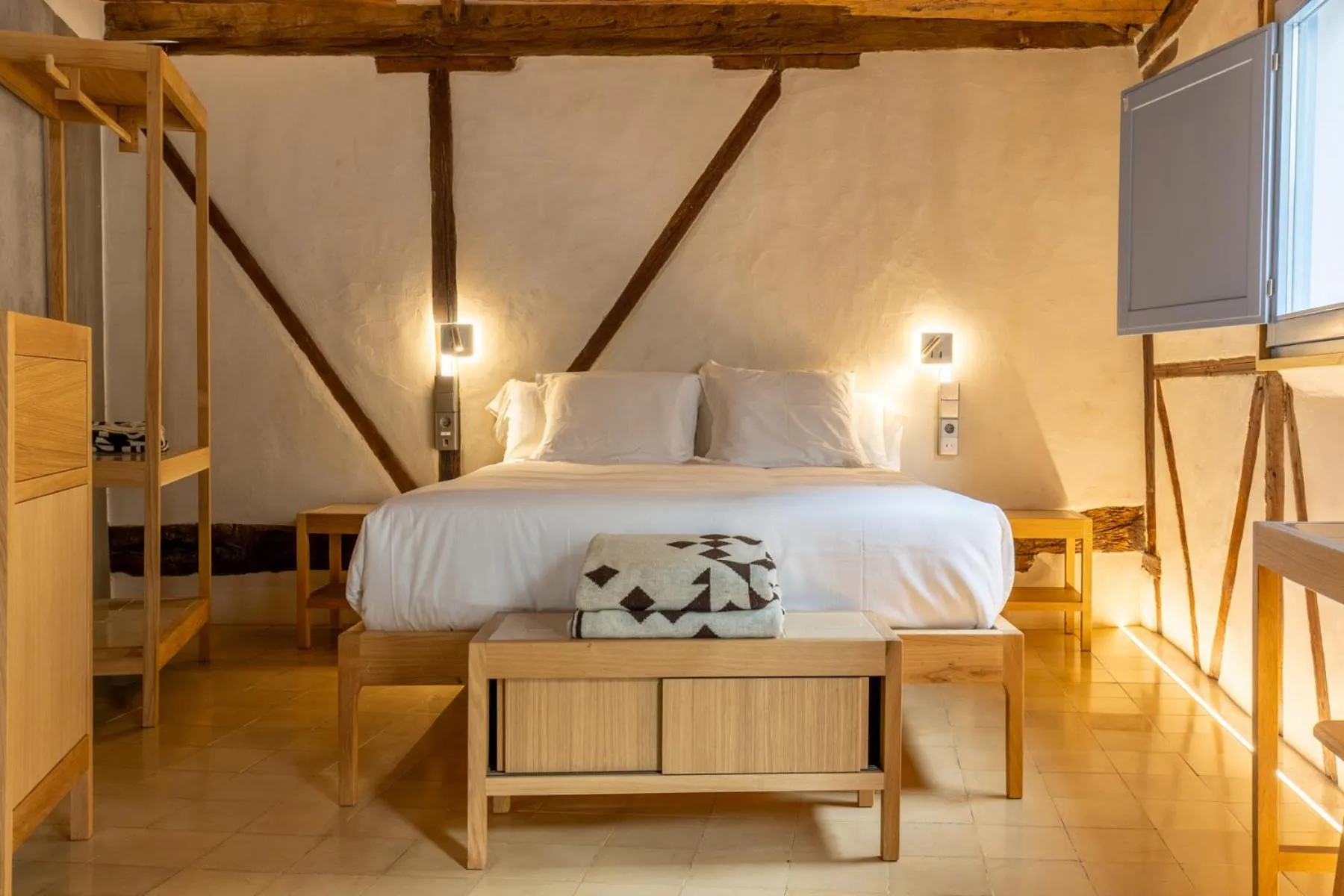 Bed in Hotel Carlos V