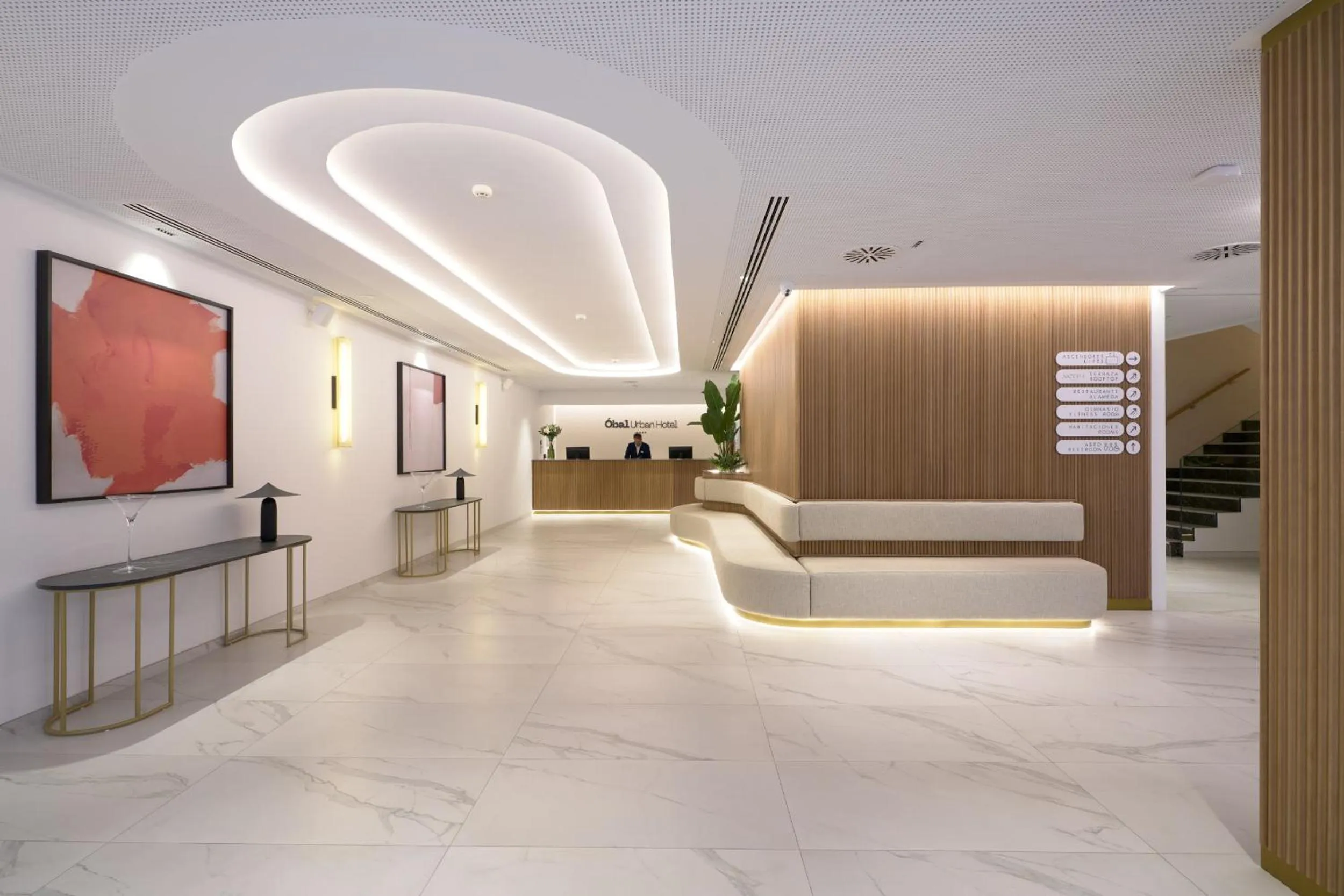 Lobby or reception in Óbal Hotel Marbella