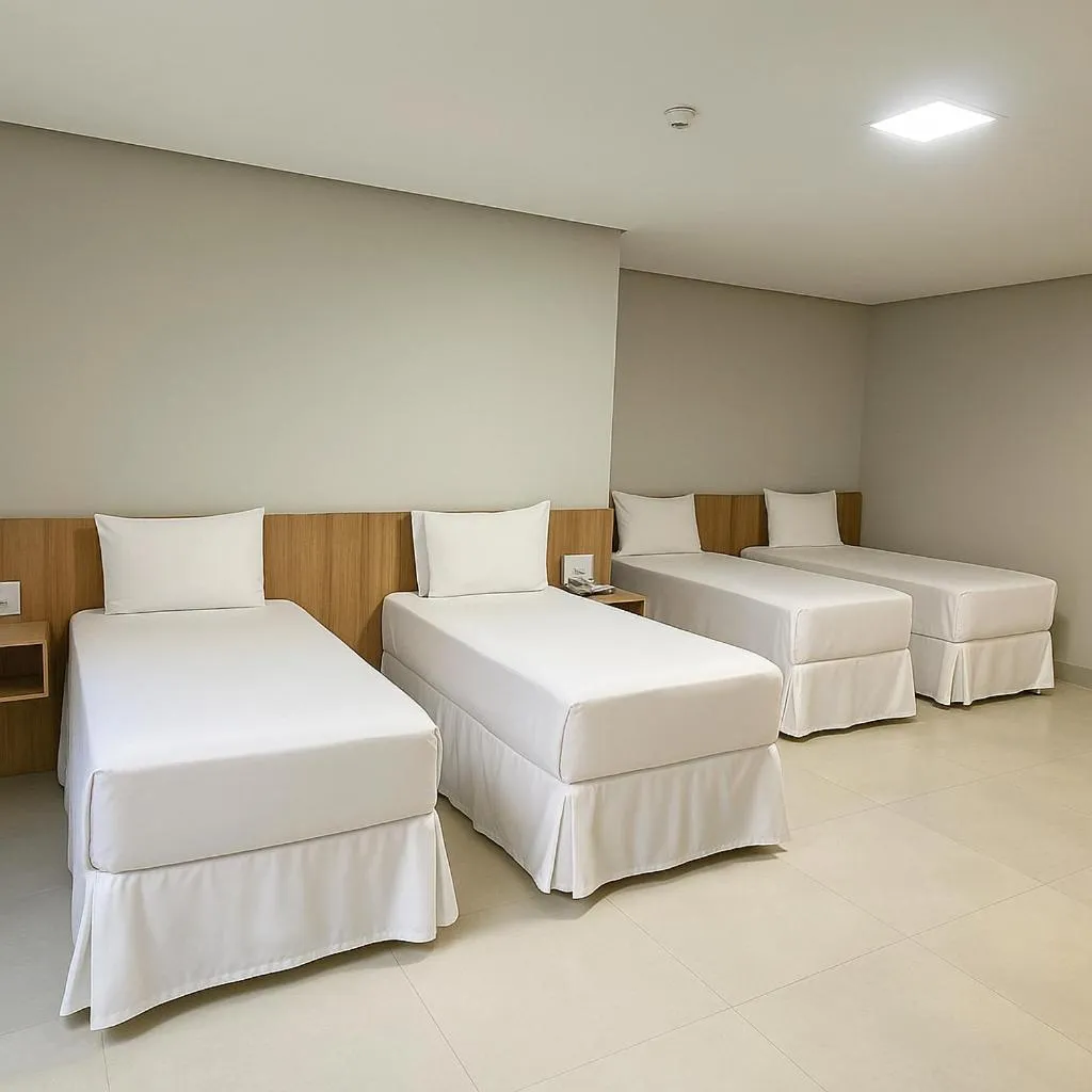 Bed in Hotel Solar Paulista