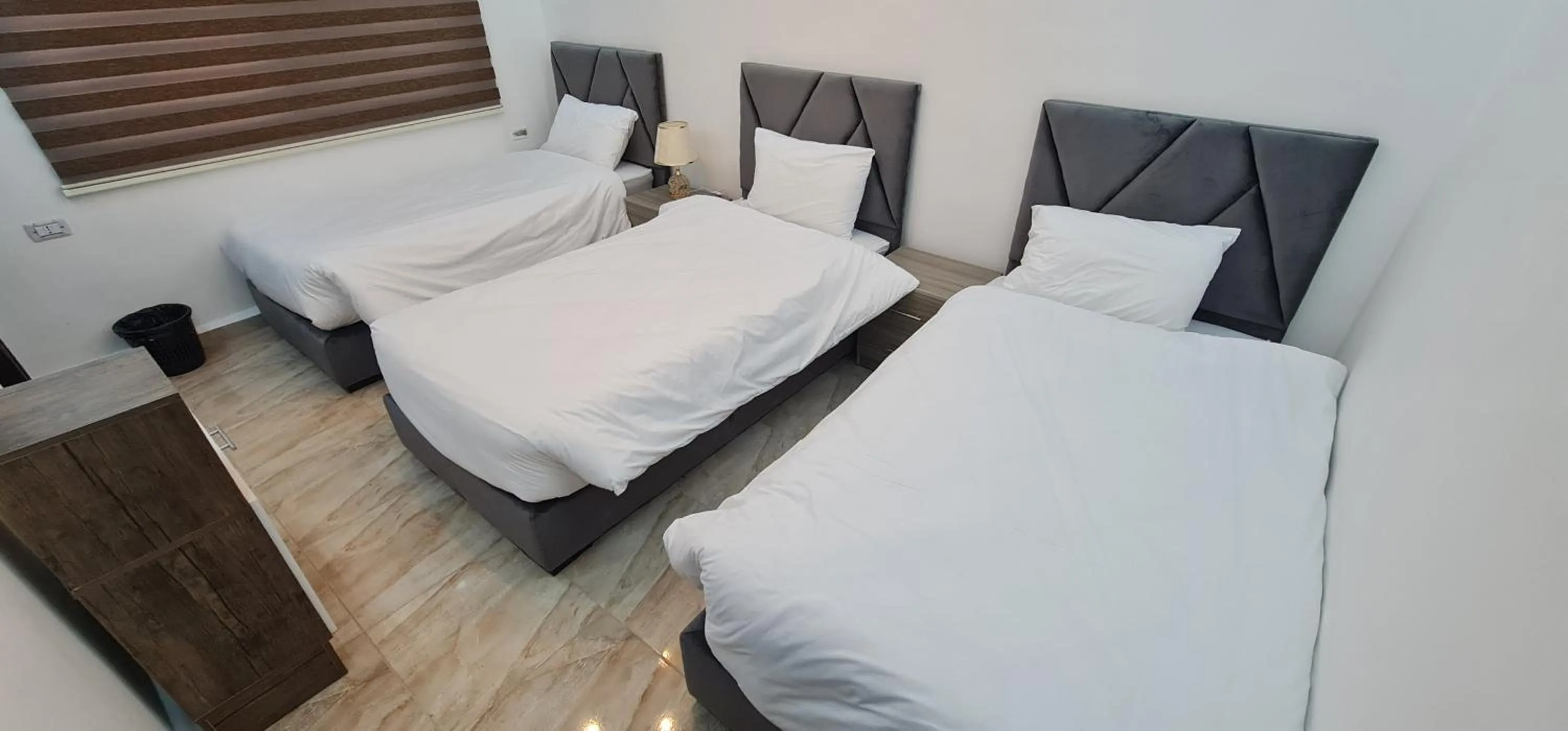 Bed in Nabateans Home Hotel