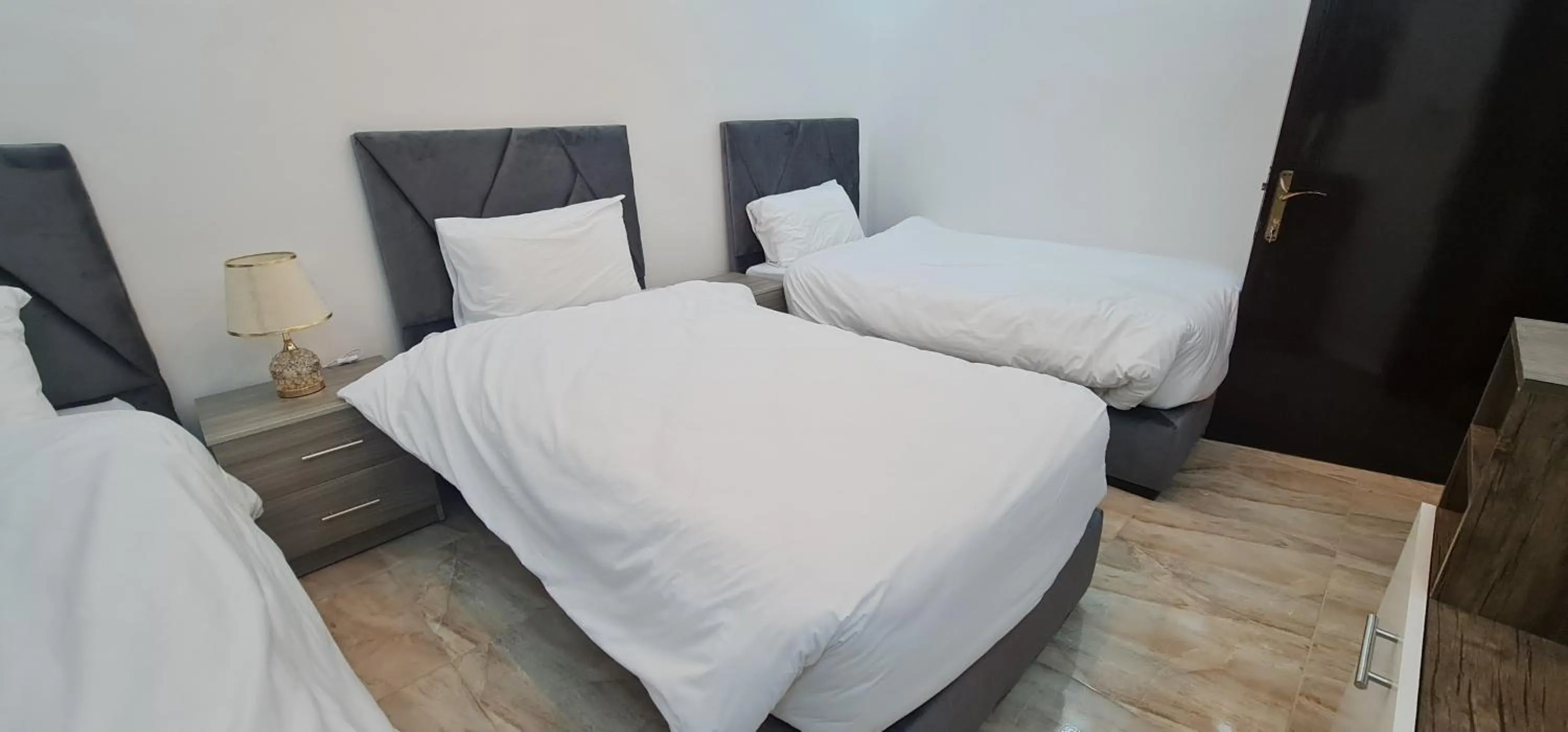 Bed in Nabateans Home Hotel