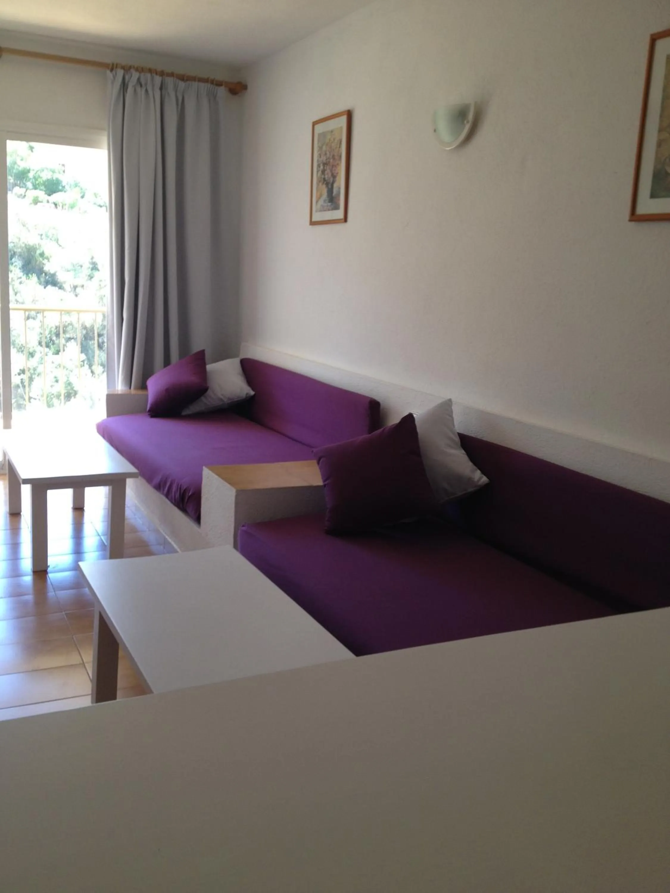Living room in Aparthotel Puerto Cala Vadella