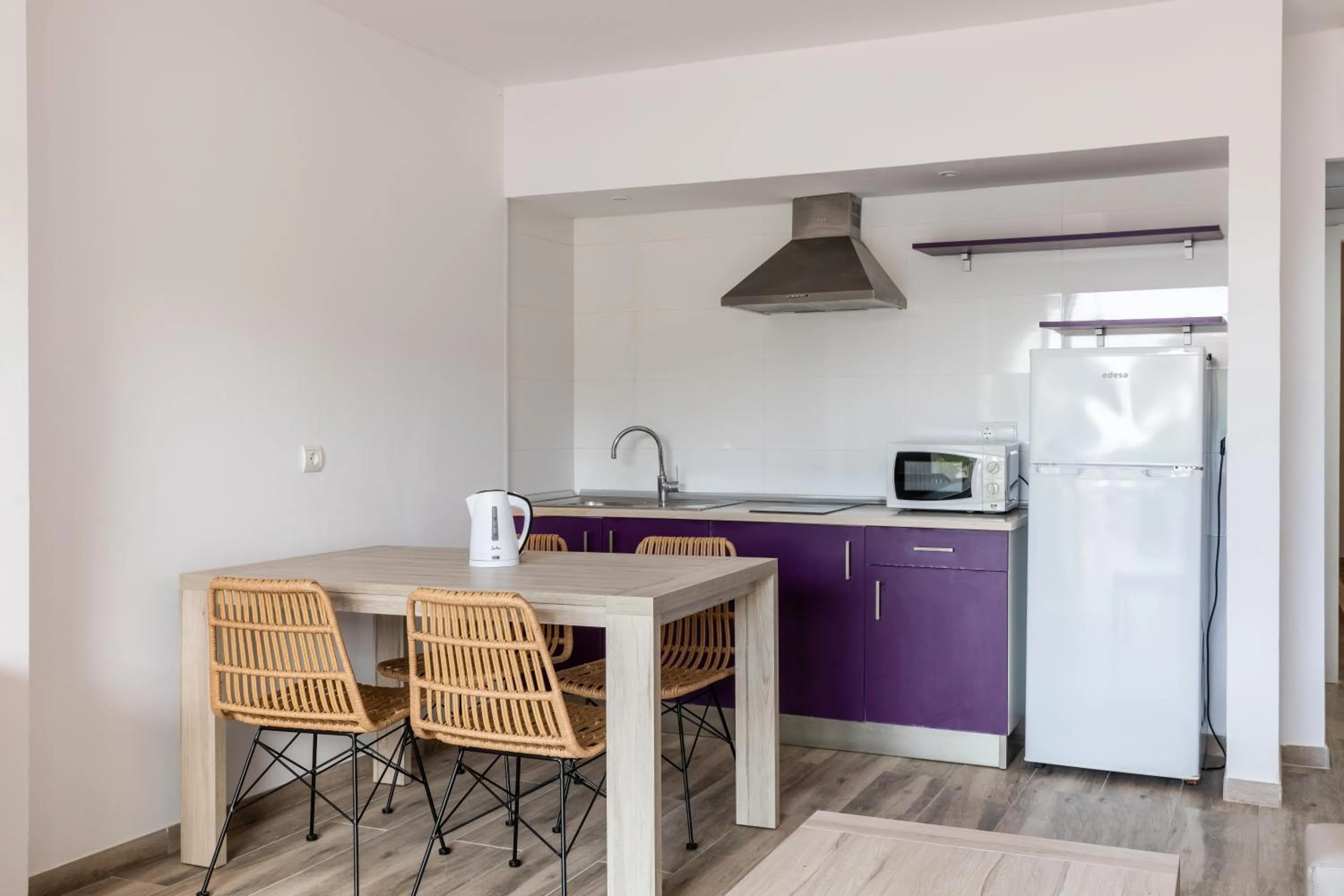 kitchen in Aparthotel Puerto Cala Vadella