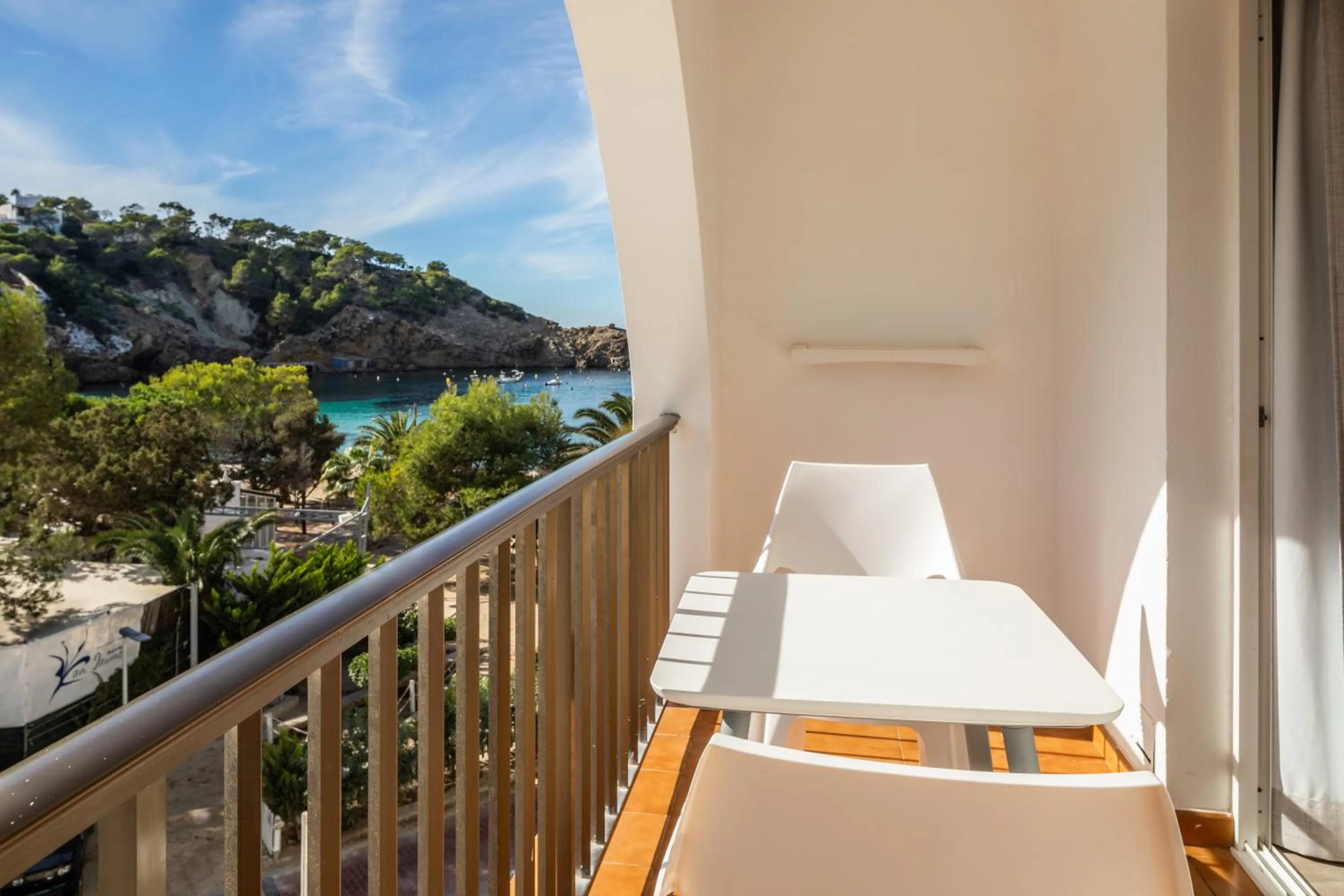 Sea view in Aparthotel Puerto Cala Vadella