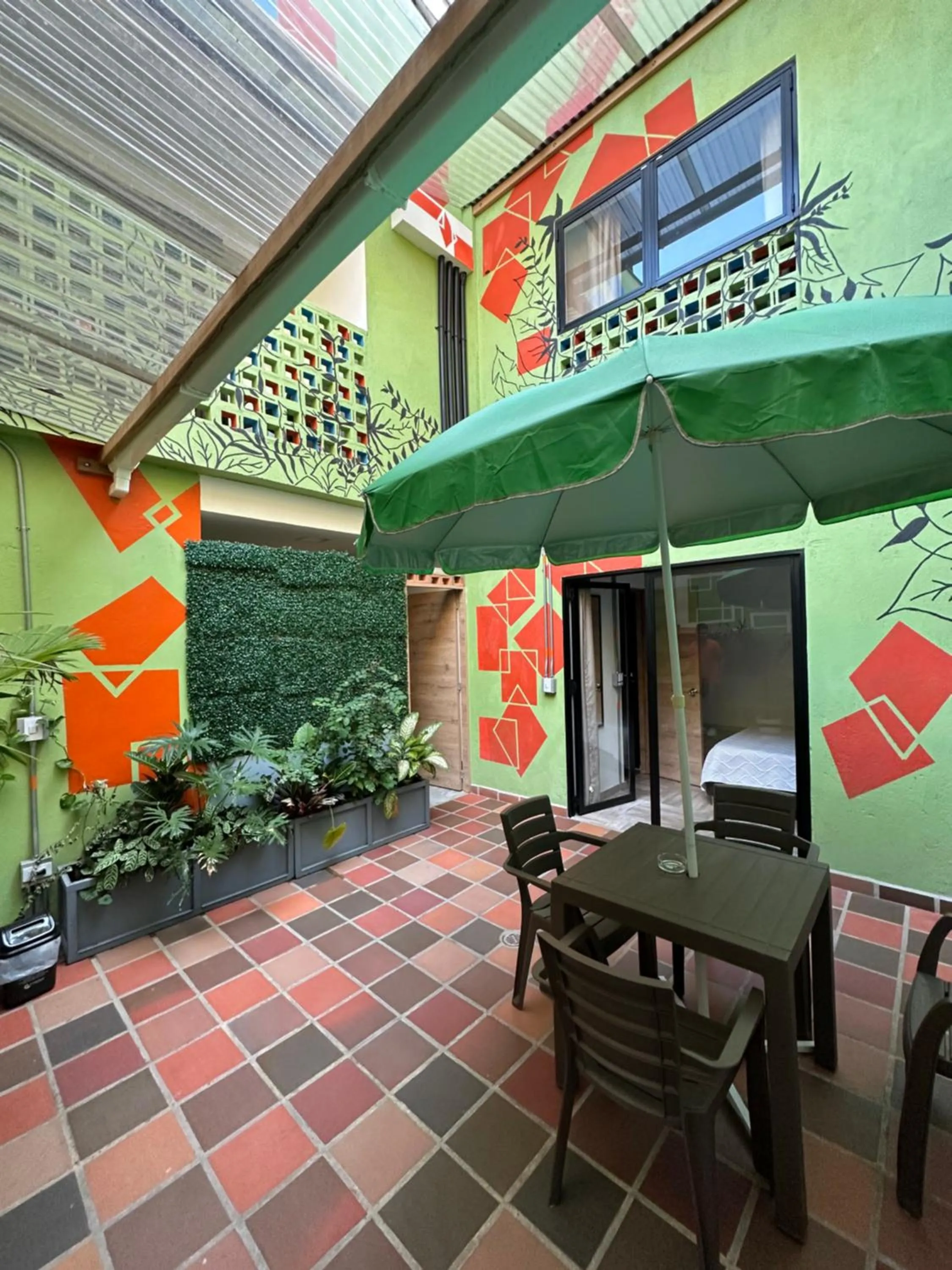 Patio in CoLinkHouse Hotel