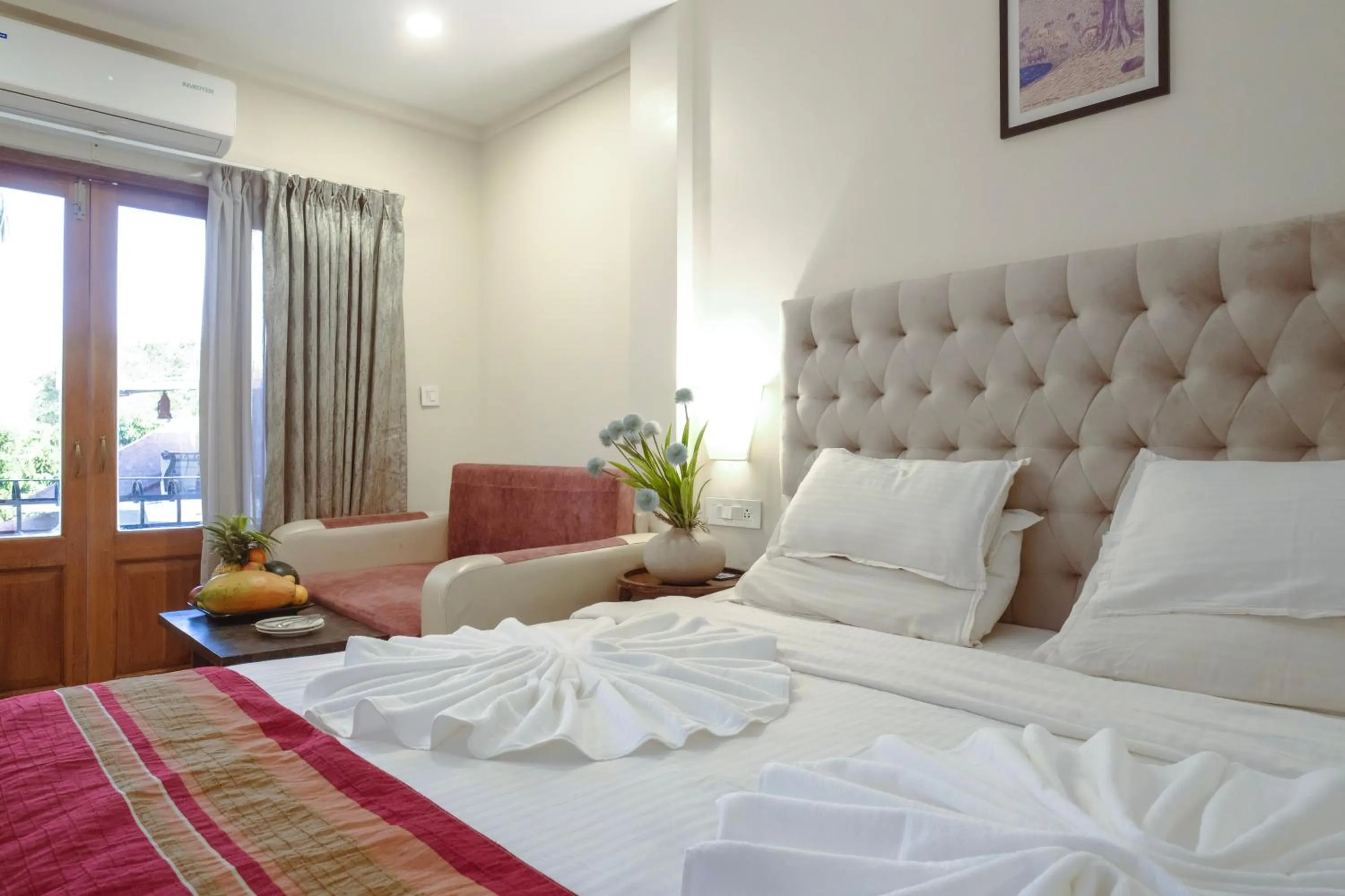 Photo of the whole room, Bed in The Verda De Miranda Resort Morjim North Goa