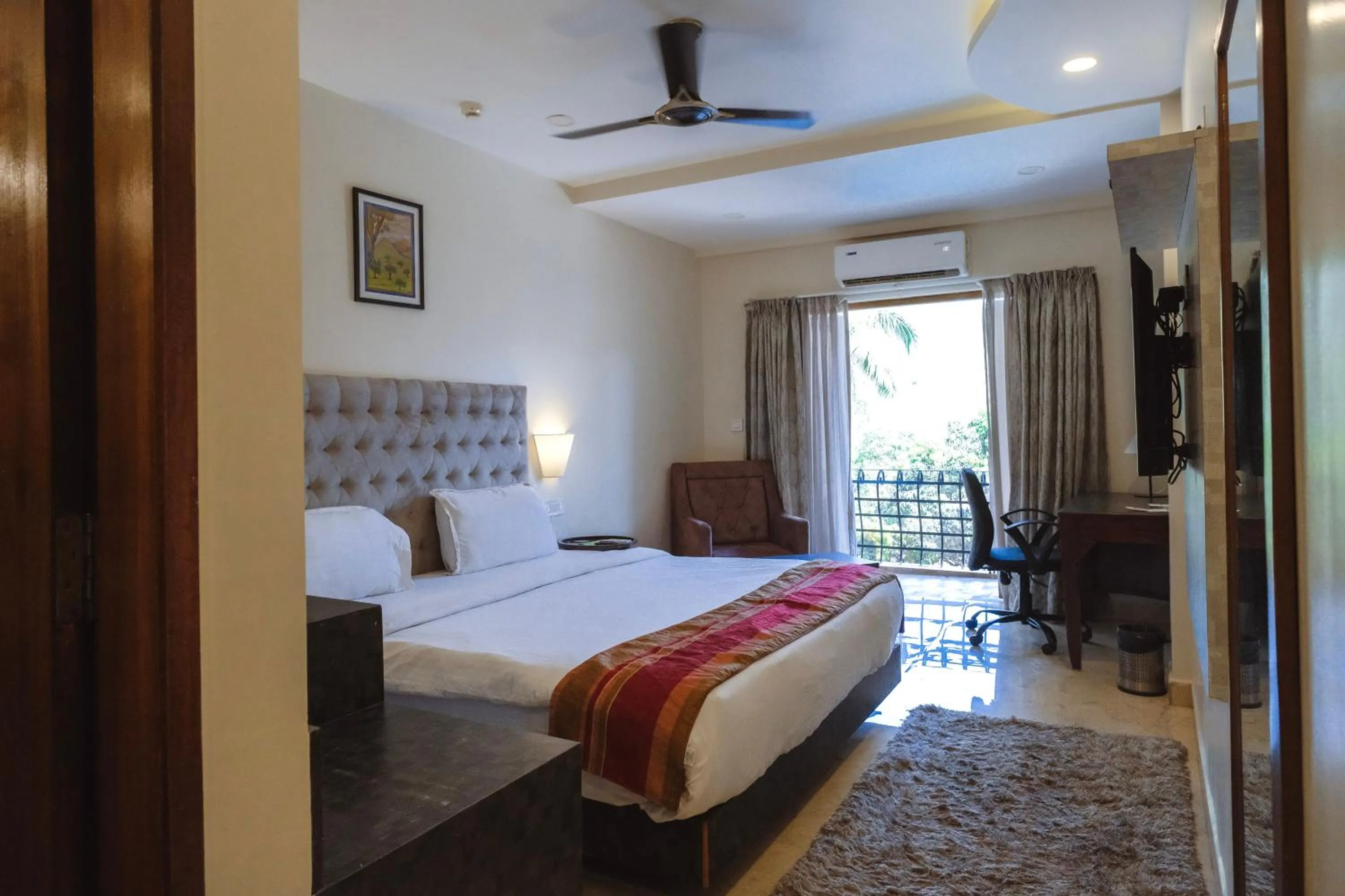 Photo of the whole room, Bed in The Verda De Miranda Resort Morjim North Goa